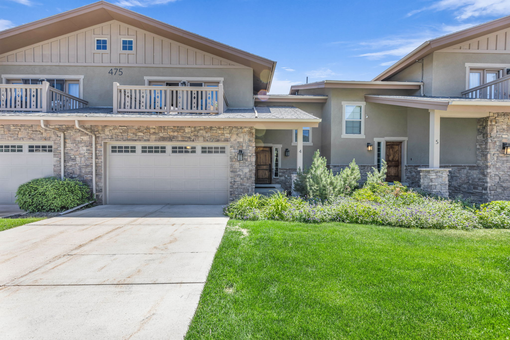 This well-maintained townhome offers modern comfort and easy access to year-round recreation. The home includes a spacious primary suite and two comfortable guest bedrooms. The living area has vaulted ceilings, a gas fireplace, hardwood floors, and clean contemporary finishes. A private patio off the dining area is a great spot to enjoy summer evenings, and the attached two-car garage adds everyday convenience.   The kitchen has been refreshed with new island countertops, and brand-new carpet on the staircase and upstairs adds a fresh, updated feel.  The community clubhouse includes a kitchen, meeting space, fitness room, outdoor pool, and hot tub. For recreation, the location is hard to beat: five golf courses nearby, fly fishing on the Provo River, mountain biking at Dutch Hollow, boating on Jordanelle and Deer Creek Reservoirs, and cross-country skiing at Soldier Hollow. Deer Valley East Village is a 15-minute drive, and the Midway dog park is a short walk away.   Whether you're looking for a full-time home, a mountain retreat, or an investment property, this home is move-in ready.