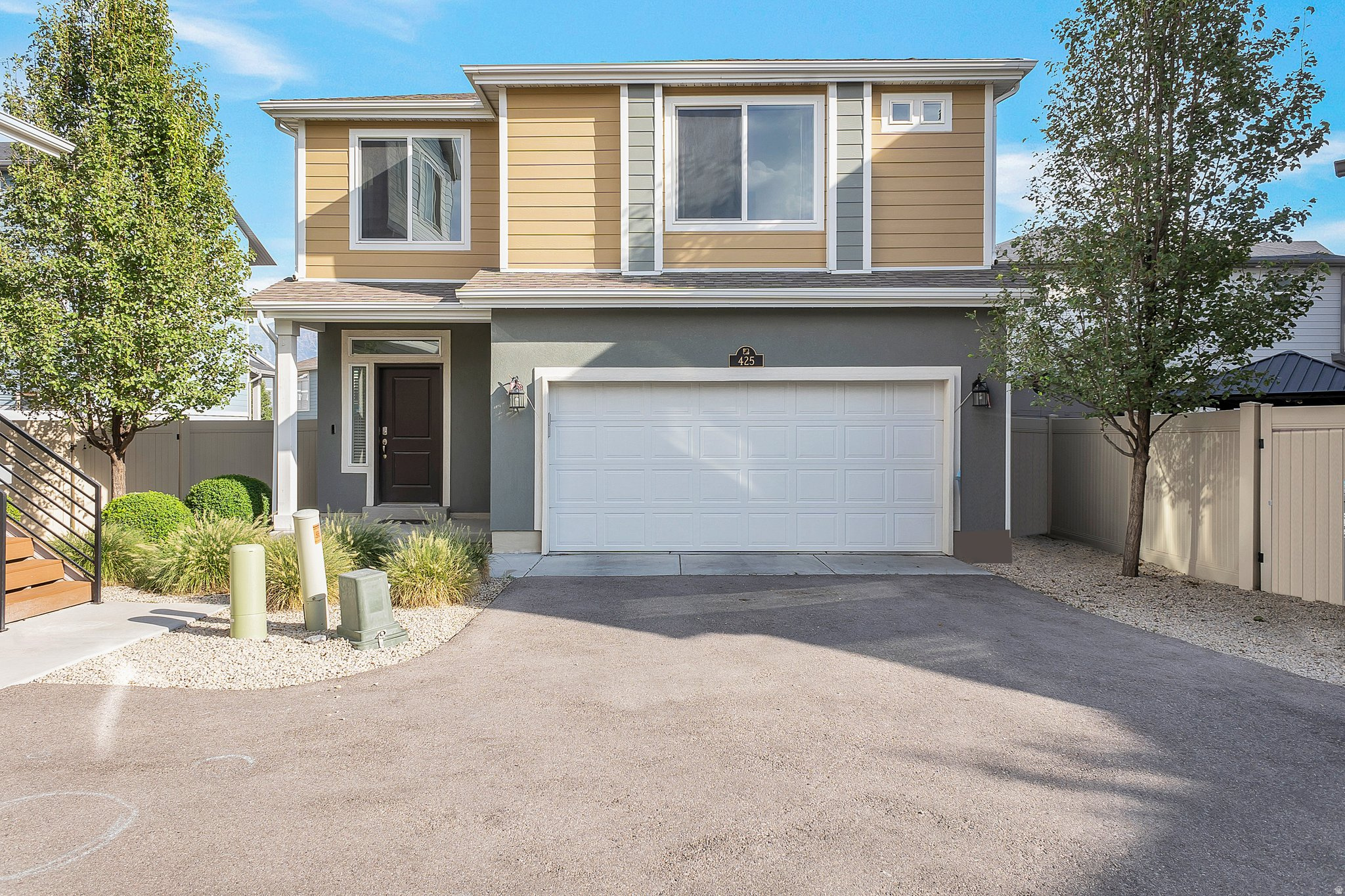 This charming two-story home in American Fork offers comfortable living in a wonderful, welcoming community. The open floor plan creates a bright and spacious feel, featuring an island kitchen that's perfect for gathering and everyday living. The primary bedroom includes a walk-in closet and a private bathroom with a double vanity, providing both convenience and style. As an added bonus, all appliances are included, making this home truly move-in ready. Step outside to enjoy the backyard, ideal for relaxing or entertaining, all set in a quiet neighborhood with easy access to the freeway for a smooth commute. This home is waiting for you to enjoy.