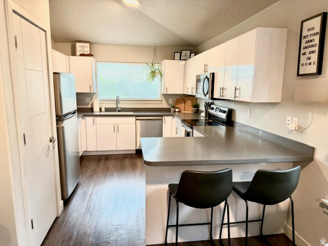 Step into this beautifully maintained, top-level,  2bed, 1bath condo offering comfort, convenience, and modern living. With an openconcept layout, abundant natural light, vaulted ceilings, and a thoughtfully designed floor plan, this home is perfect for firsttime buyers, downsizers, or anyone seeking lowmaintenance living. Enjoy a prime location close to shopping, dining, and transportation. Movein ready and waiting for its next owner.