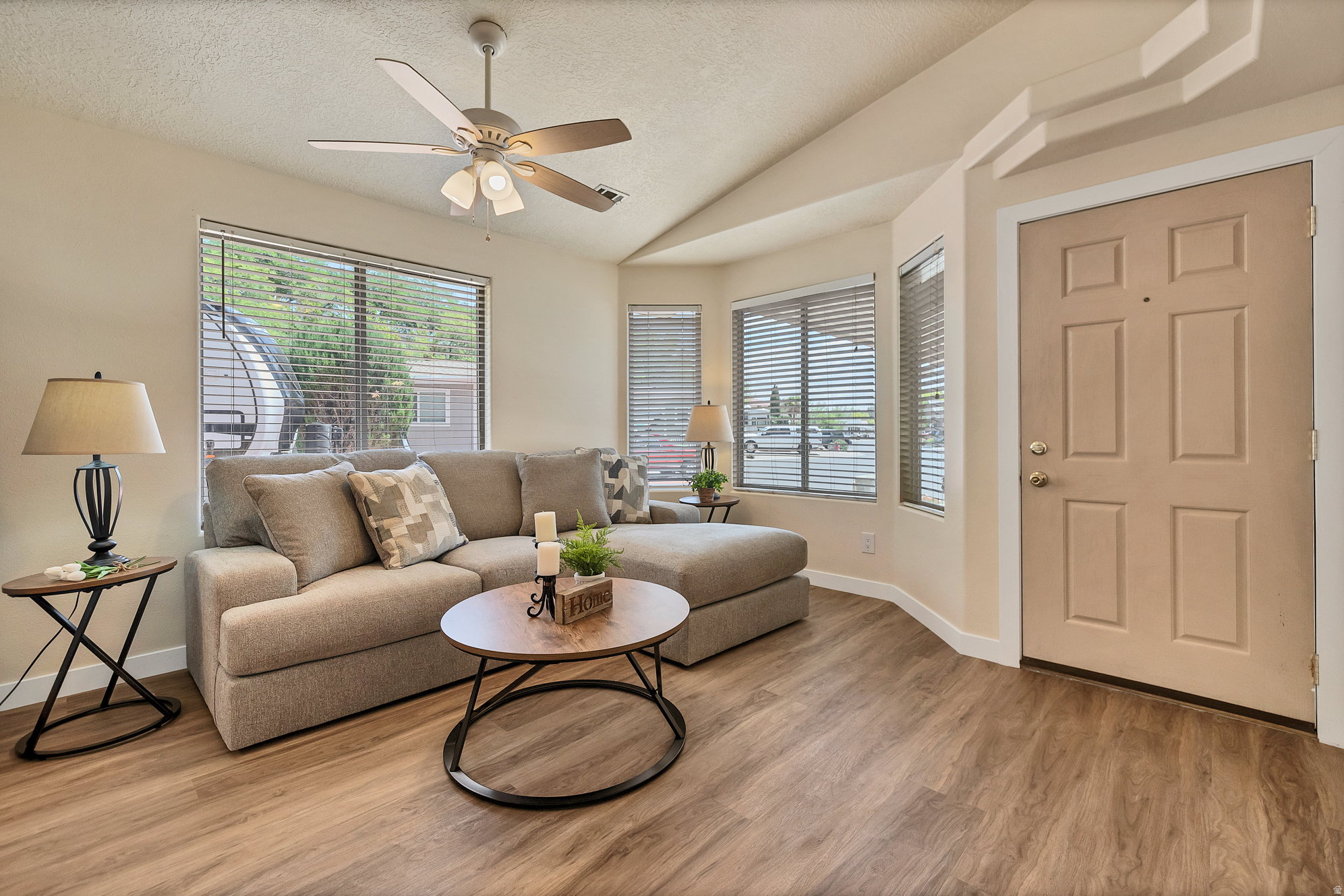 Welcome to this beautifully remodeled home, perfectly situated on one of the largest lots in the desirable 55plus Rio Virgin Estates community. This move-in ready property features brand new flooring throughout, with a newly installed tub/shower, offering a fresh & modern feel from the moment you step inside. WIth newer appliances, adding both style & convenience to your everyday living. Enjoy the peaceful surroundings of Rio Virgin Estates, ideally located next to the scenic Virgin River & the nearby biking & walking trail--perfect for outdoor enthusiasts. The community offers low HOA fees, which include access to an indoor pool, recreation room, park, & water service, making this home as practical as it is charming. Don't miss this opportunity to own a beautifully updated home in a prime location with exceptional amenities! Security doors on side and front doors.