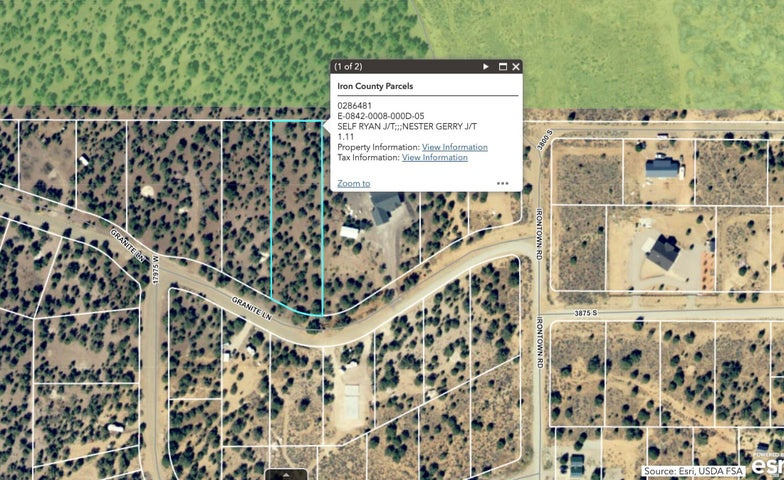 OLD IRONTOWN SUBDIVISION - Land