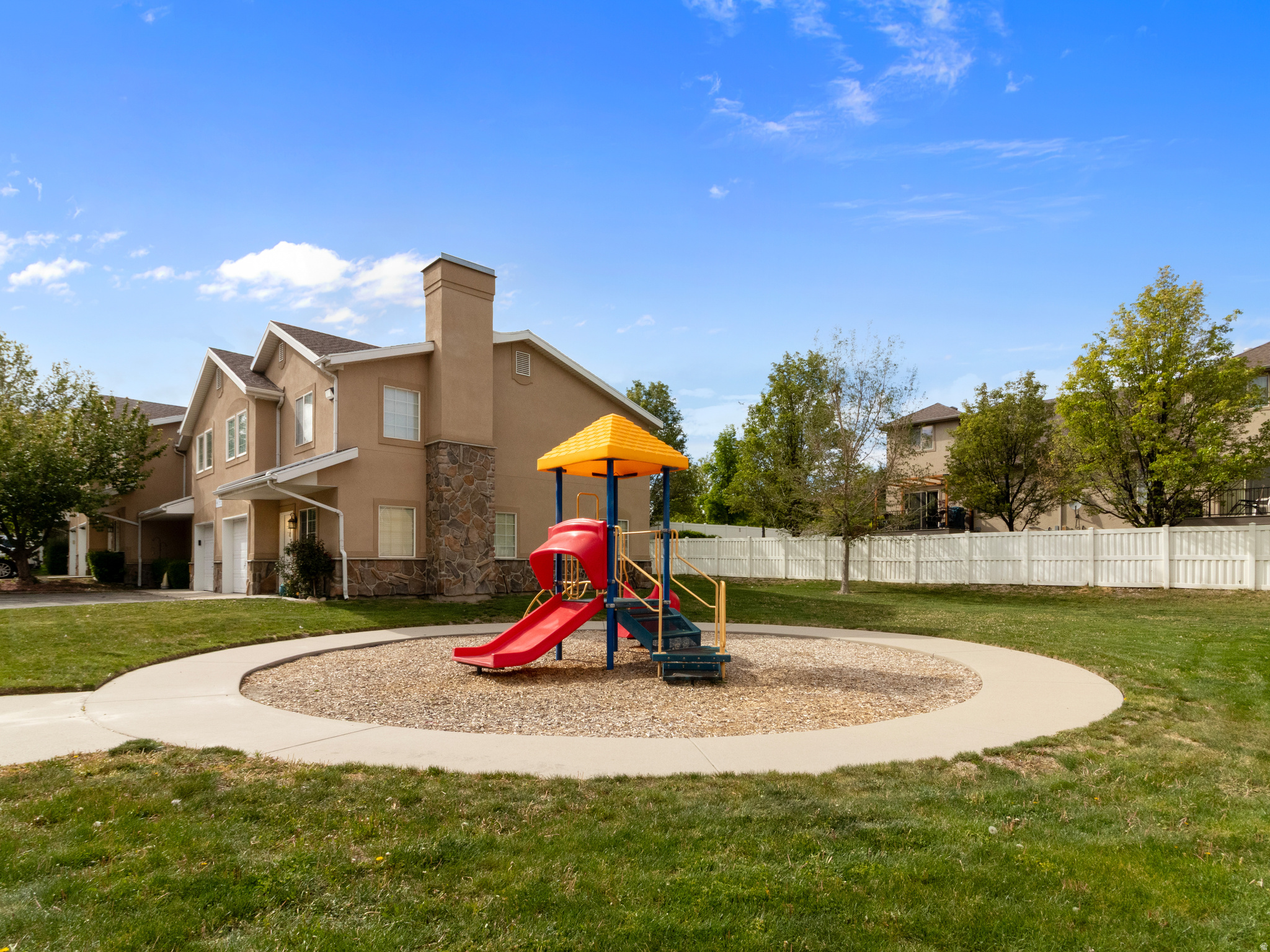 Ask about move-in specials and if you qualify for 1/2 off the 1st month's rent!! Welcome to this beautifully maintained 3-bedroom, 3-bathroom Townhouse located in a desirable Gated Community, close to shopping, entertainment, and I-15. New Carpet and Flooring. Washer / Dryer included. This thoughtfully designed home features a spacious and functional layout, perfect for both everyday living and entertaining.  The main living area is bright and inviting, with plenty of natural light flowing into the open-concept living and dining spaces. The kitchen offers ample cabinetry and workspace, making meal prep easy and enjoyable. Each of the three bedrooms provides generous space, including a primary suite with its own private bathroom for added comfort and privacy.  Enjoy the convenience of a 1-car garage with additional parking. Located in a great area close to shopping, dining, and everyday amenities.