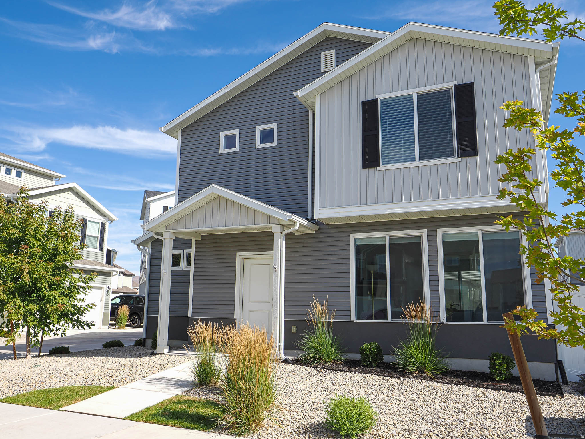 Discover the perfect starter home in a prime location on the LehiSaratoga Springs border. This nearly brand-new single-family home offers all the benefits of modern construction without the compromises of townhouse living. Enjoy the savings and sustainability of an owned solar system that can eliminate your monthly power bill, while relaxing in a beautifully designed home with contemporary finishes and an efficient layout. Conveniently located just minutes from the area's newest shopping, restaurants, entertainment, and outdoor recreation, you'll have everything you need close to home. With easy access to major commuter routes and all the exciting growth happening in the area, this home combines comfort, value, and an unbeatable location for first-time buyers or anyone looking for a low-maintenance, move-in-ready home.