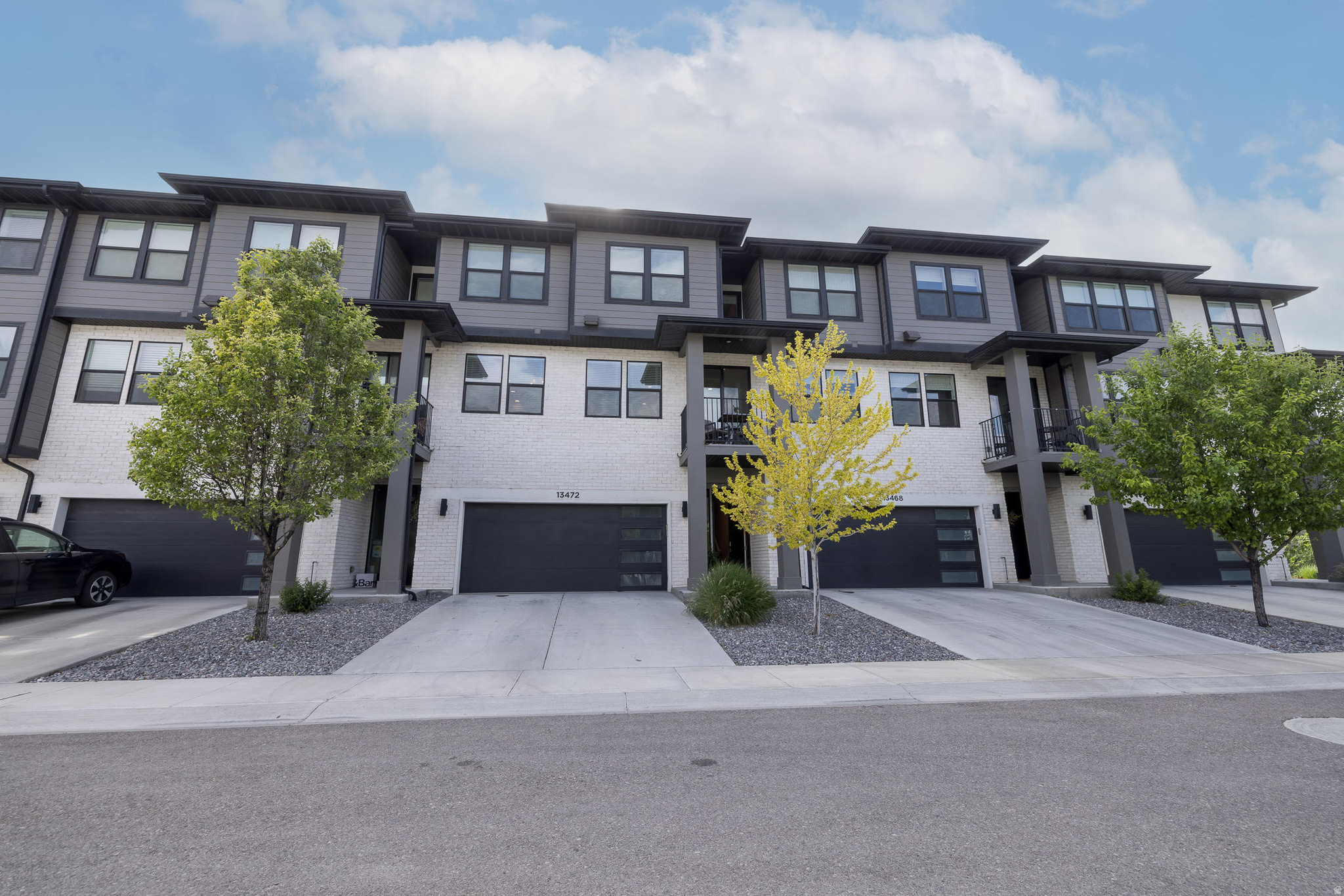 Welcome to this beautiful 2020-built Draper home boasting stunning mountain views and unbeatable proximity to I-15, dining, and Corner Canyon trails. Inside, the bright, open-concept layout features abundant natural light and plush, brand-new carpet. The gorgeous kitchen highlights an oversized island and stainless appliances, flowing seamlessly into a spacious living room and private balcony. Upstairs, unwind in the expansive primary suite with a large walk-in closet and ensuite bath. Featuring a two-car garage, and a truly turn-key residence or investment. Walk to nearby neighborhood parks, the splash pad, and the dog park.