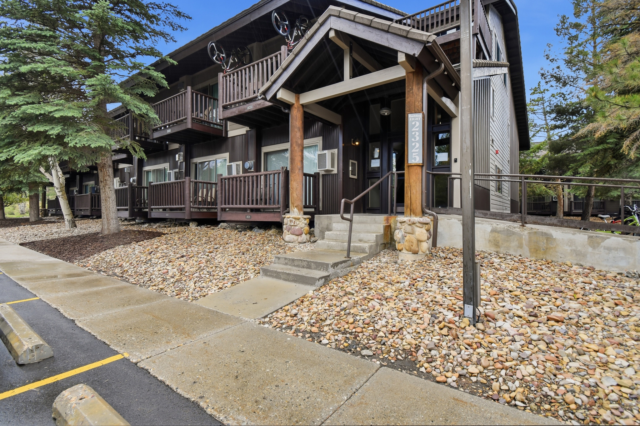 Newly remodeled studio condo with new granite countertops, electric stove, stainless sink and faucet. New engineered wood flooring and paint. This condo feels spacious and light with a balcony that views a quiet treed courtyard. Full bathroom and kitchen. Furnishings included. The Prospector Square Project is centrally located in Park City with a bus stop, biking and hiking near the front door. There is a community pool, spa and laundry facilities within the project. HOA dues cover all utilities. This property can be rented nightly or used as a winter/summer getaway. Buyer must pay $250 transfer fee. Buyer to verify all information presented here.