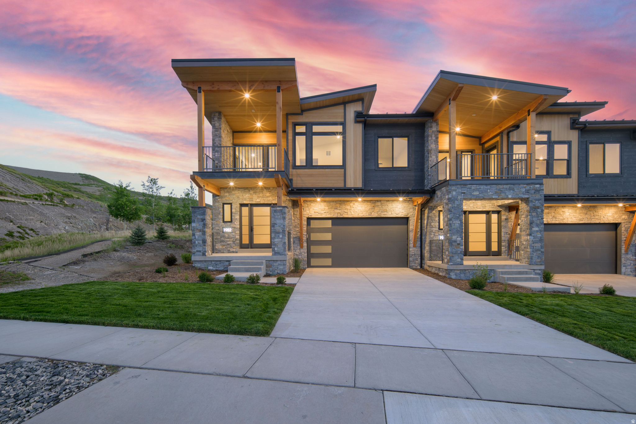 Sage Hen is located between the Jordanelle Reservoir and Deer Valley's new East Village with quick access to skiing, trails, and year-round recreation. Newly completed Haven floor plan featuring 4 ensuite bedrooms with comfortable separation for family and guests. Vaulted entry opens into the kitchen, dining, and living spaces designed for gathering after a day on the mountain. Private covered deck off the primary suite captures Jordanelle and Deer Valley views. Thoughtful finishes and a functional layout well-suited for a second home or mountain retreat.