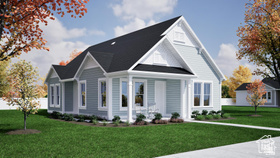 Check out this brand new floor plan in Springhouse Village in Daybreak, our 55+ community! "The Springhouse" has a full-time lifestyle director dedicated to curating a calendar each month full of fun activities and clubs to participate in! The "Iris" is a darling rambler with a large eat in island in the kitchen, lots of windows to allow for natural light, a spa shower in the primary bathroom and more! Call to schedule an appointment to visit the community! Iris Lot 564.
