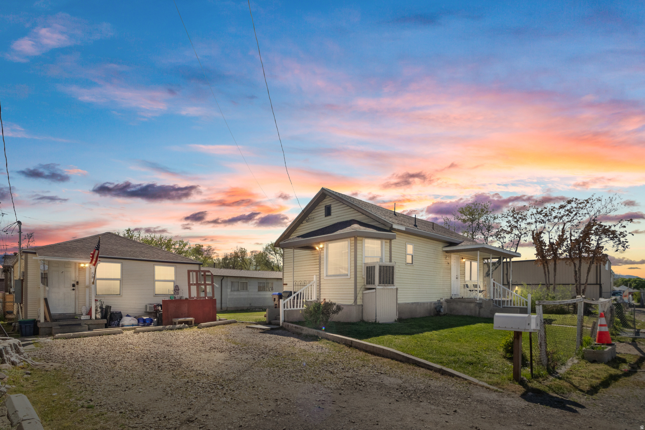 Two houses for the price of one! Excellent investment opportunity in South Salt Lake with two homes on one lot, operated as a duplex. The front unit is a 2 bed, 1 bath rented at $1,350/month, and the rear unit is a 1 bed, 1 bath rented at $975/month. Both houses are separately metered.  Zoned CC (Commercial Corridor) with grandfathered residential use, offering future flexibility and upside potential. Convenient location with easy access to downtown, major roadways, and amenities. Strong rental area with consistent demand. Please do not disturb tenants.