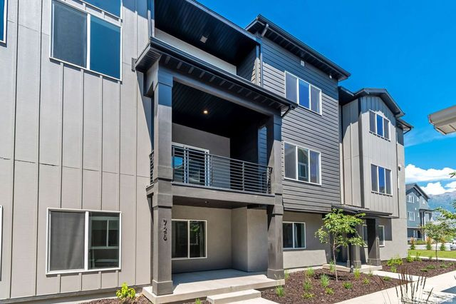 The Highgrove plan from Woodside Homes is nestled in a highly sought after neighborhood, close to Frontrunner, shopping, freeway access and recreation. Love where you live in this modern townhome with a layout that has been thoughtfully designed with professionally selected finishes. This home has a large front porch, as well as an oversized covered deck just steps from the dining nook. The open family/dining/kitchen space is perfect for entertaining friends & family. The first floor has a flex space - great for home office or second family room and additional powder bath. Call/Text to see this home and other move in ready homes in Meadowbrook. #435 Highgrove. Don't forget to ask about our lender incentives to make your dream of homeownership a reality.