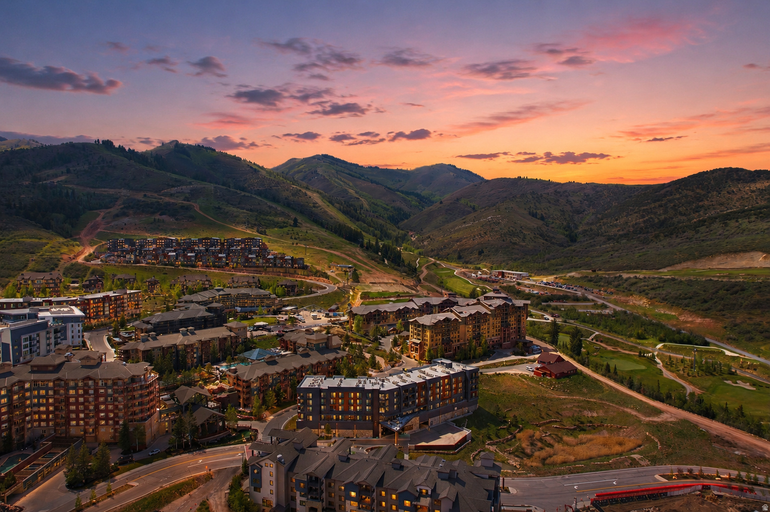 Perched on the TOP FLOOR of Canyon Haus (formerly YOTELPAD), this stunning studio boasts sweeping ski mountain views and an unbeatable location in the vibrant heart of Canyons Village. Just steps from the new Sunrise 10-person gondola and adjacent ski access, it offers unmatched convenience to the mountain, putting you moments from aprs-ski, dining, shopping, and year-round resort amenities. Fully furnished and turnkey, the studio comfortably sleeps four, combining modern luxury, smart design, and effortless mountain living. Designed for maximum functionality, the interior features Italian-made transformable furniture that converts the space from day to night with ease, complemented by integrated technology and clever built-in storage. Contemporary finishes, natural materials, clean lines, soaring 9-foot ceilings, and oversized windows create a bright, sophisticated atmosphere perfect for comfort and style. Canyon Haus redefines resort-style living with amenities including indoor and outdoor social spaces, a cozy fireside lounge, year-round pool and hot tub, game room, children's playroom, and a fitness center. Added conveniences such as express grocery service, valet parking, and ski valet elevate the mountain lifestyle. Whether you're looking for a luxurious mountain retreat, a lock-and-leave getaway, or a high-performing income property, this studio offers exceptional rental potential in one of Park City's most coveted destinations. With the upcoming Utah Olympics, this residence represents not just a dream getaway but also a timely investment opportunity, positioned to capture strong demand and maximize returns during one of the world's biggest events. Buyer/Agent to verify all.