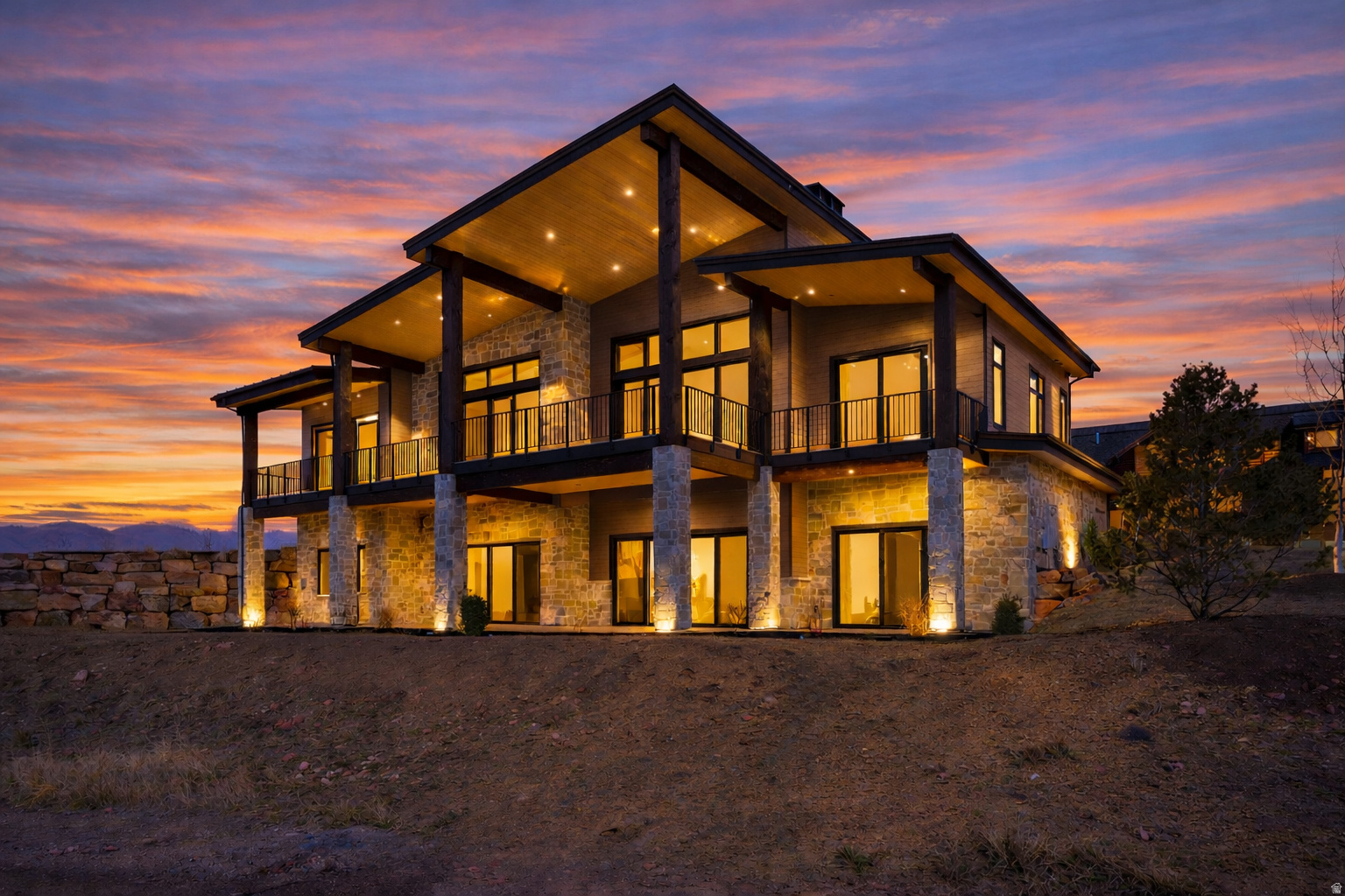 Stunning Modern Mountain Red Ledges Home with Golf Park Membership. Tucked into the rugged beauty of Utah's high country, where red rock cliffs meet alpine skies, this mountain modern masterpiece in Utah's premier gated Red Ledges Golf Community is not just a home-it's a front-row seat to nature's grandest show. With panoramic mountain views, sleek architectural lines, and a setting that feels worlds away, yet minutes from 5 star amenities, this 5-bedroom stunner is your invitation to live large, relax deep, and entertain like every day is worth celebrating.  This home comes with a golf park membership and is set on a large corner lot with overlooking a tranquil pond. This architectural gem brings the outside in with soaring ceilings, floor-to-ceiling stone fireplaces, and expansive decks that make sunset outdoor dinners feel like a luxury resort escape.   The open-concept layout flows effortlessly into a gourmet kitchen, complete with premium appliances, sleek custom cabinetry, and an oversized island perfect for gathering. A luxurious main-level primary suite offers a private sanctuary, featuring spa-like finishes and its own private deck access with commanding views.  Downstairs, the walk-out lower level transforms into the ultimate entertaining space with another living room, 3 spacious bedrooms, and direct access to the party patio-ideal for summer evenings under the stars.  The oversized 3-car garage provides all the space you need for vehicles, toys, and gear, whether you're heading out for a day on the golf course, hiking the nearby trails, or skiing just minutes away in Park City.