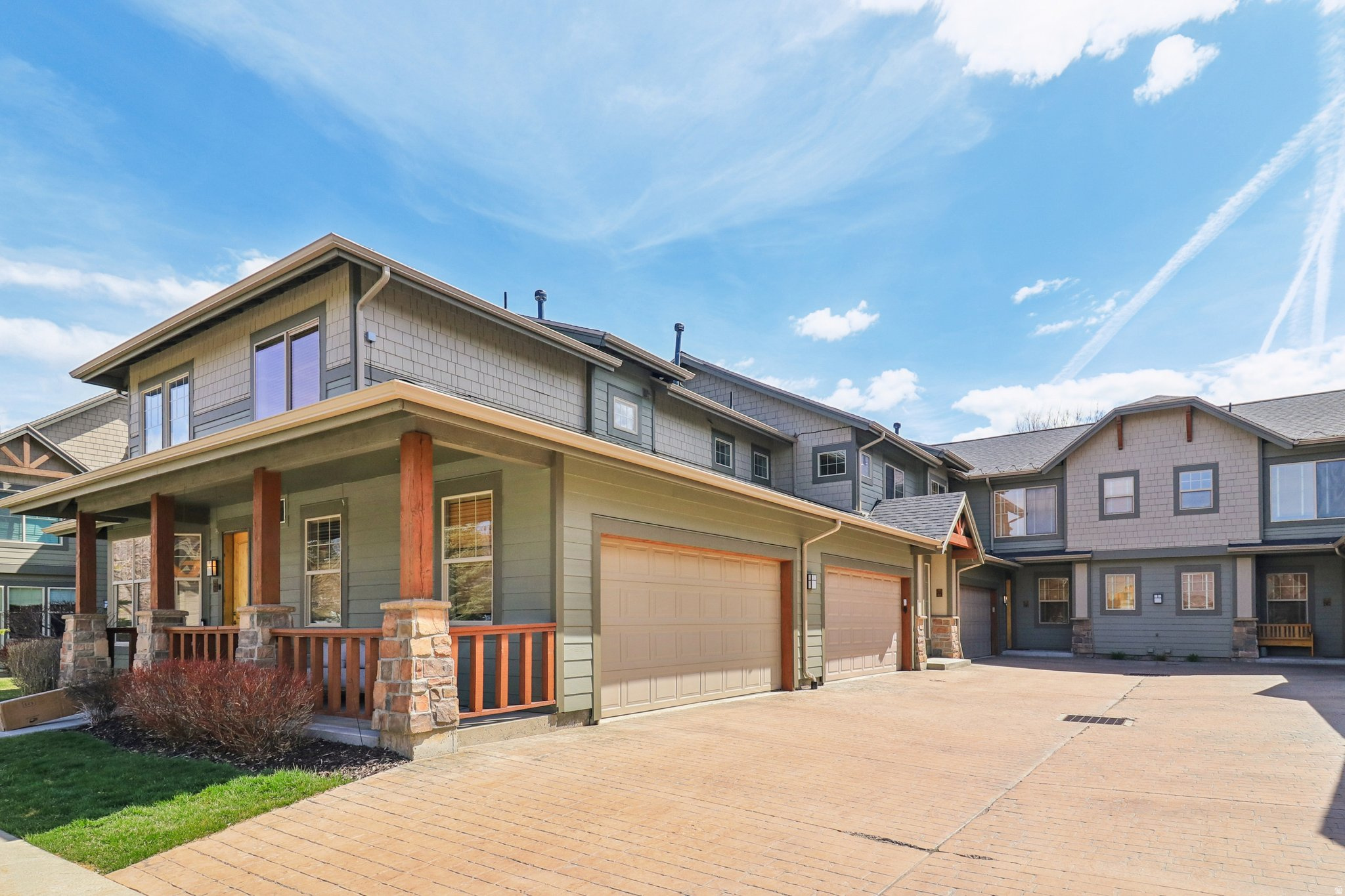Experience the best of Park City living in this beautifully furnished townhome located in the highly desirable Fox Pointe at Redstone community. Offering the perfect blend of convenience and recreation, this home is just steps from shopping and dining, near Utah Olympic Park, and minutes from two world class ski resorts. Spanning 1,447 square feet across two levels, this inviting residence features 2 bedrooms and 2.5 bathrooms. The main level offers a warm and welcoming living space with a cozy gas fireplace and a chef's kitchen complete with granite countertops. Upstairs, the private primary suite includes a walk in closet and a spa inspired bathroom with a jetted tub. Enjoy peaceful outdoor living from your private patio with easy access to open space and nearby trails, including the expansive 1,200 acre Swaner Nature Preserve just moments away. Community amenities include direct trail access for hiking and biking, along with a picnic area perfect for gathering. Additional highlights include a 2 car attached garage, central A C, and thoughtful design throughout. This turnkey property is an ideal year round retreat or full time residence in one of Park City's most convenient locations.