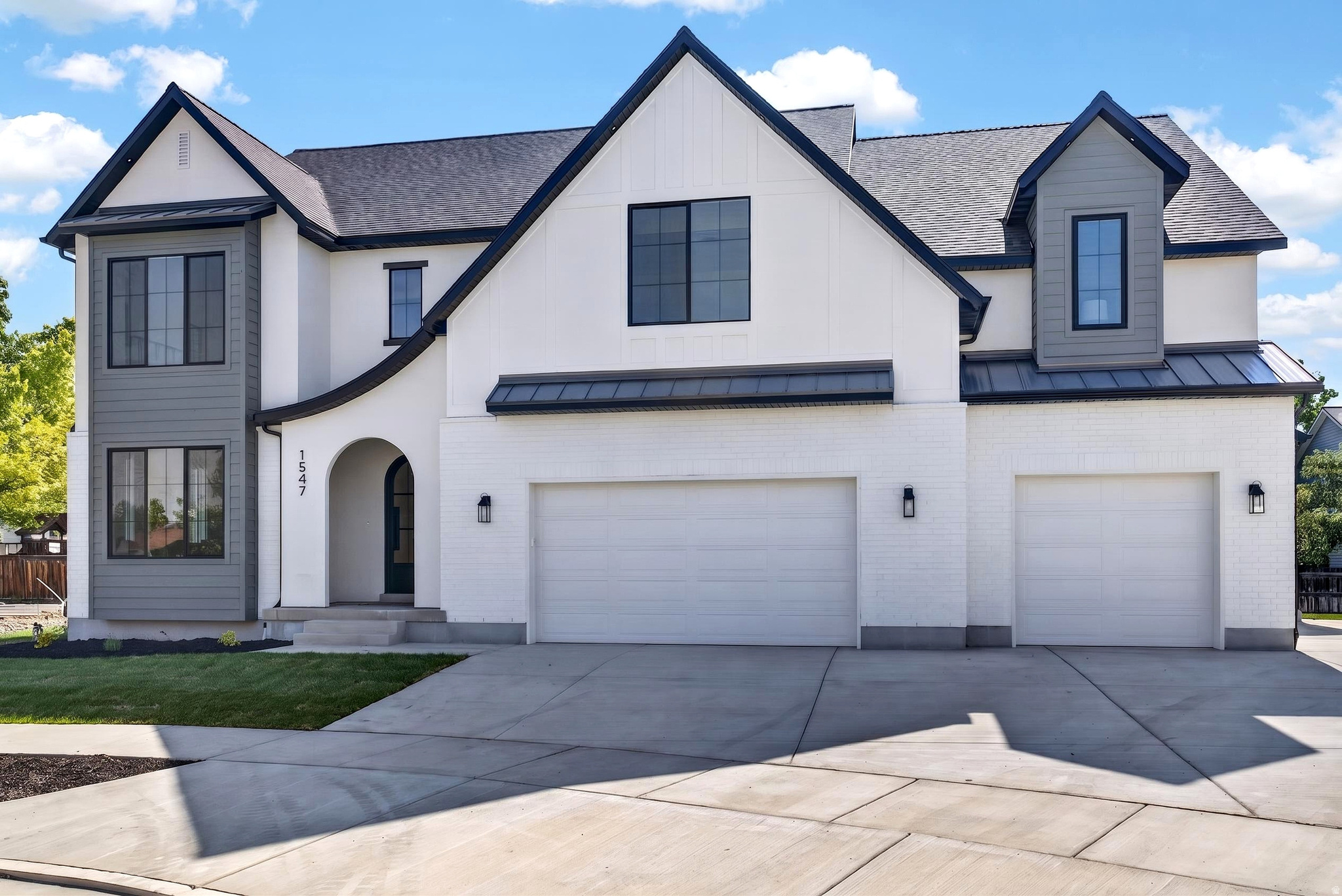 Our newest Neighborhood in Orem, Belmont West with the Avery Floorplan. This stunning Tudor two-story home features a breathtaking two-story family room with an abundance of windows, allowing you to bask in natural light and enjoy spectacular views. The home boasts a luxurious butler's pantry with custom cabinetry, a commercial gas range, and a built-in twin fridge/freezer combo-perfect for entertaining and everyday living .Quartz counter tops, with designer touches throughout and so much more.. Basement entrance for future ADU. Move in Ready This home is a must see! 50K preferred lender incentive.