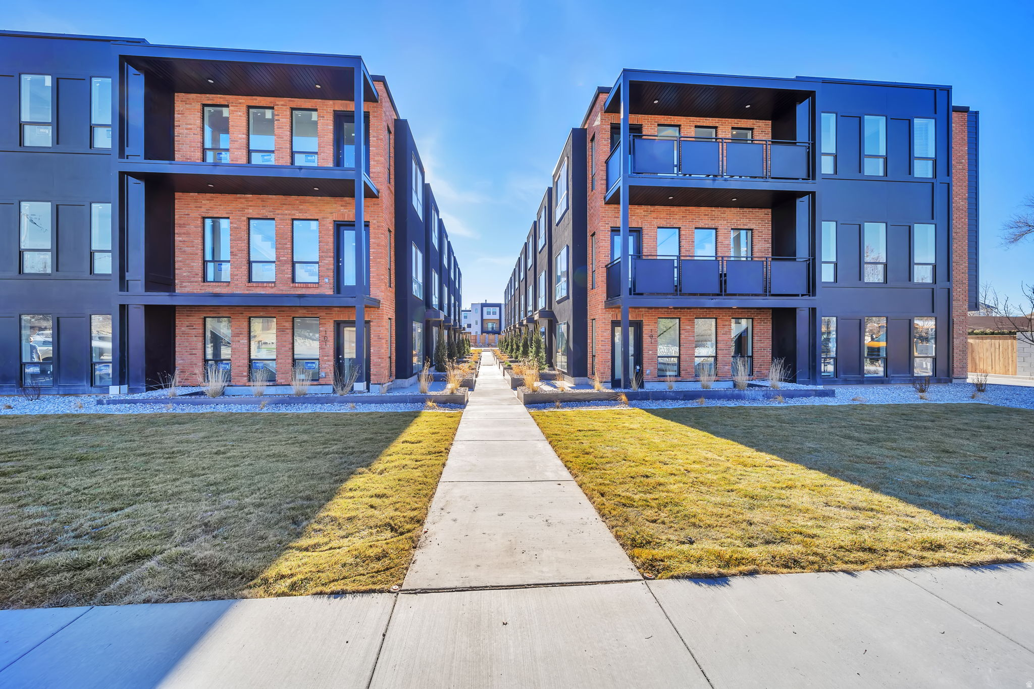Incredible opportunity to own seven brand new rental townhomes in the heart of Millcreek. There are thirty-one total units in this complex each with their own tax id.  So its possible to buy a full building of 7 units or break it up into different unit counts. Each high-end townhomes has premium interior finishes including quartz waterfall countertops, modern cabinetry, high efficiency HVAC, Google Fiber, ample windows providing an abundance of natural daylight and its own tandem 2 car garage. Common area pickleball/sport court and park.   Wonderful east side Millcreek location close to ski resorts, downtown Salt Lake, great schools and shopping.  Call to schedule an accompanied walk through. Lease signings have increased, soon building will be fully occupied!