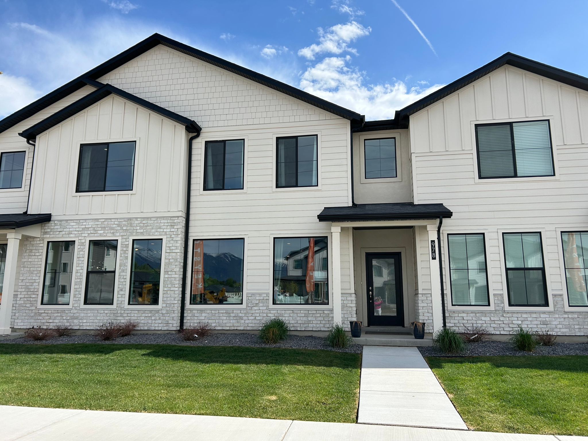 Receive $12,000 incentive! Beautiful Farm-style townhome is located in the desirable River Run Community. Home has a spacious driveway, 9' ceilings on the main level w/oversized picture windows, large, eat-in island and a super-sized pantry. Buyer is able to make all interior selections @ our design center with our professional designer. Upper level offers owner's suite w/ spacious bedrooms and adjoining loft. All sq. ftg. is above ground. 2-car garage. Exceptional Nebo School District. Brand new Spanish Fork Rec Center is 1 block away. Close to rodeo grounds, shopping, baseball fields and schools. Please visit our model home @ 976 S. 200 E. Spanish Fork.