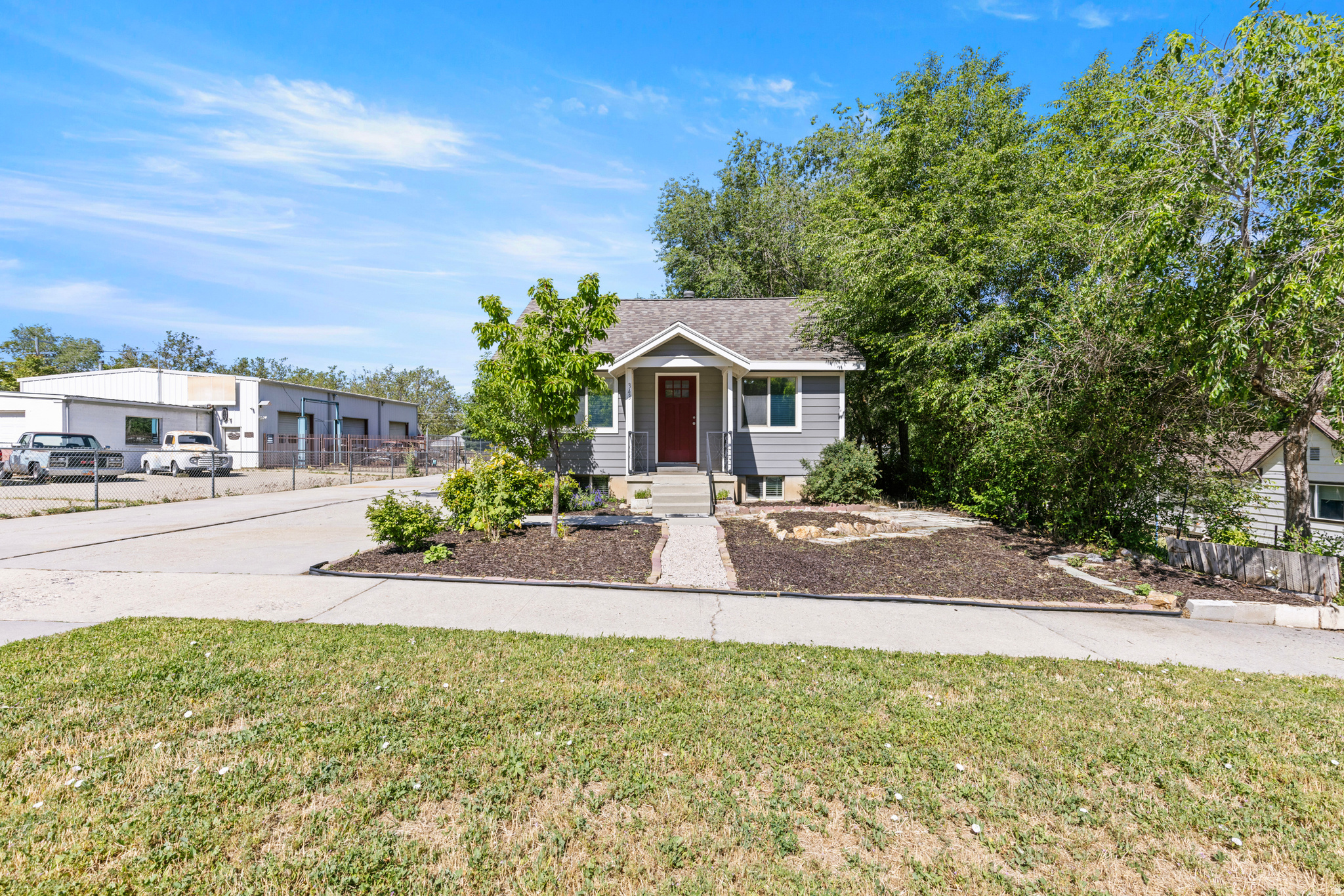 **OPEN HOUSE - FRIDAY,  JUNE 12TH, 6:00 PM - 8:00 PM.** Fully remodeled Rambler with Mother-in-Law ADU! 4 bedrooms! 2 FULL bathrooms! Central Air/AC. RV parking. Granite countertops throughout. HUGE pantry. All stainless steel appliances in BOTH kitchens. All appliances INCLUDED. NEW soft close kitchen cabinetry. Washer & Dryer INCLUDED. Water softener. New flooring throughout. Fresh paint. Updated plumbing & electrical. Newer double paned windows throughout. EV Charging. Newer roof. New drywall. New plumbing fixtures. LED lighting. Large covered patio. Storage shed. Garden. Fruit trees. Utopia Fiber internet. Clean, clean, CLEAN! One year Equity Home Warranty INCLUDED. Conventional, FHA/VA, & Cash buyers welcome!