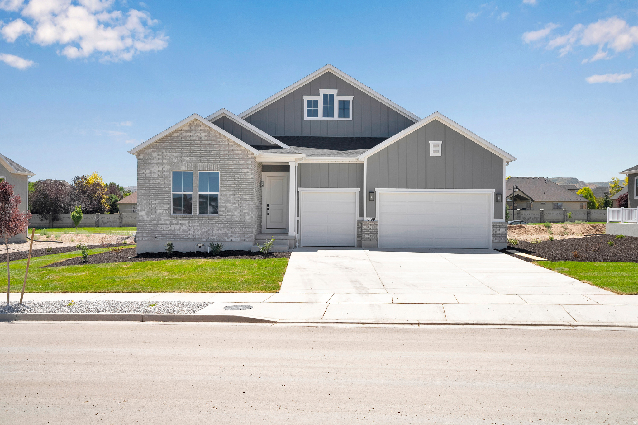 ***Contract on this home today and qualify for a 30 years fixed as low as 4.875% or 3.99% 7/6 ARM with no cost to the buyer. Restrictions apply and ending on 03/15/2026: Contact us for more information***The Darius features a sophisticated and spacious ranch-style layout. It includes a luxurious primary suite with a roomy walk-in closet and an attached double-sink bathroom. Additionally, there is a second primary suite with an adjacent living room, making it perfect for multi-generational living.   Other highlights of this home include a 3-car garage, a study, and a great room that opens to a covered patio with center-meet doors. The inviting kitchen boasts a large island, a built-in pantry, a cozy dining nook, and a selection of included gourmet kitchen features.   The listed price encompasses the base price, the lot, structural options, and upgraded interior finishes. Call today to schedule a tour!