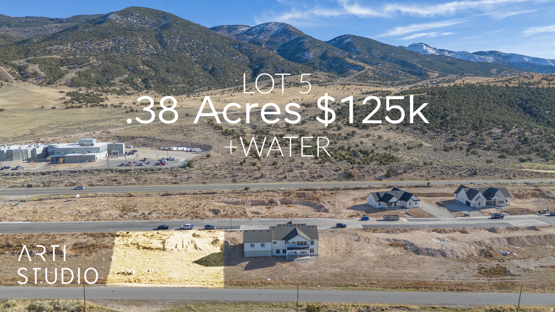 LOT 5 (.38 acres) Available in the new subdivision of Manti Crystal Springs build your dream home where you can stretch out, relax and enjoy beautiful views within a hop, skip and a jump from Manti's downtown. These Improved lots have water power and sewer and are ready for your custom home. Bring your own builder and plans, OR we can build to suit with your plans or ours. Don't forget to bring your horses, cows, goats or chickens, they are welcome! There is culinary water from the city and pressurized irrigation will be installed and available for use to each lot. This neighborhood is planned for comfortable homes and spacious surroundings that fit into an elevated country feel with NO HOA! (See our CC&Rs for details). Drop by and pick your lot today!