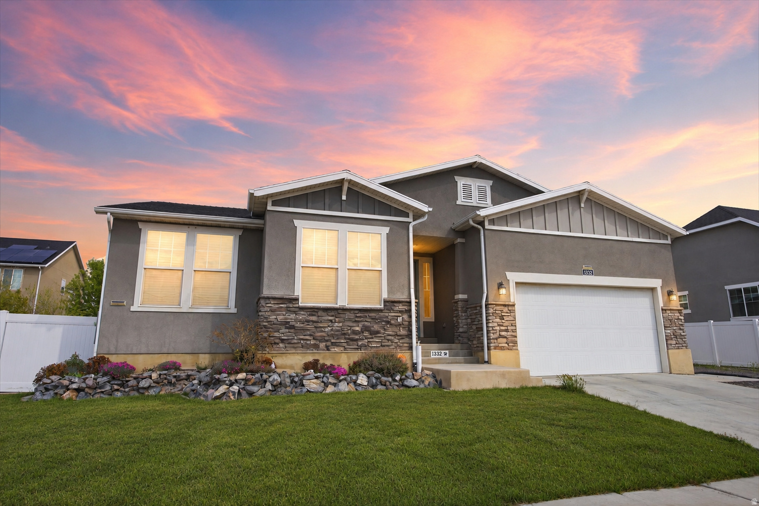 Improved price! Central Lehi location! This rambler offers true main level living with a functional, well designed layout. The main floor features an open concept with natural light, a connected kitchen and living space, and three bedrooms including a primary suite with separate tub and shower and a walk in closet. Two pantries with "Costco" door to the garage! The home also includes a massive unfinished basement, offering a substantial amount of additional square footage with endless possibilities and long term potential. The exterior features a flat, usable yard along with RV parking. Positioned in central Lehi with convenient access to I 15, Redwood Road, and the Silicon Slopes corridor, the property is close to shopping, dining, and everyday amenities while still being set within a quieter residential pocket. A strong combination of layout, space, and location in one of Lehi's most accessible areas.