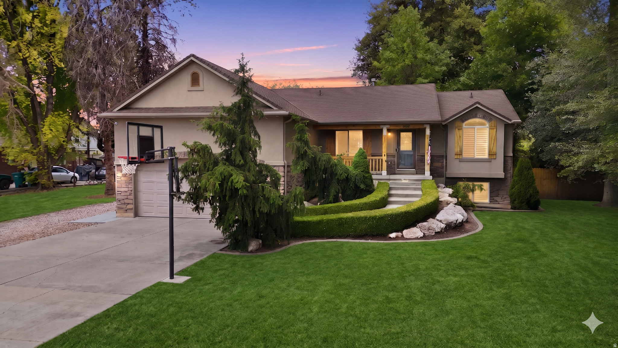 This 1.62-acre Harrisville masterpiece is a rare "unicorn property" that blend custom luxury with potential income, featuring a fully private, attached ADU currently rented for $1,000/month that acts as an unparalleled "mortgage subsidy," significantly increasing your purchasing power. This estate offers approximately 3,394 total sq ft, thoughtfully distributed as a spacious 2,500 sq ft main residence, a private 550 sq ft apartment, and an additional 344 sq ft of dedicated dry storage. The interior is professionally updated with fresh paint, custom millwork, and high-end executive office cabinetry. Outdoors, the equestrian-ready grounds feature a dedicated 1-acre horse pasture, a solar-powered chicken coop, and a fenced yard, all kept lush by primary culinary water, secondary water, and an additional 13 included water shares (approx. $10,000 value). With massive RV parking and space for a shop, this property is the ultimate blending of investment intelligence and custom craftsmanship. Square footage is a courtesy estimate; buyer to verify.