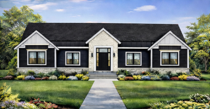 Welcome to this beautifully designed modern farmhouse in Eagle Mountain! Situated on a spacious 1-acre lot, this 4,492 sq ft home offers the perfect blend of style, space, and functionality. The open-concept floor plan is filled with natural light and showcases quality craftsmanship throughout. The kitchen flows seamlessly into the main living areas, creating an ideal space for entertaining or everyday living. Generous bedroom sizes, multiple living spaces, and thoughtful design make this home both practical and inviting. Enjoy the benefits of a 3-car garage and expansive outdoor space with endless potential for landscaping, recreation, or future improvements. Home includes a basement entrance as well.  This property offers the charm of modern farmhouse living with the convenience of space and flexibility.  Don't miss this incredible opportunity!