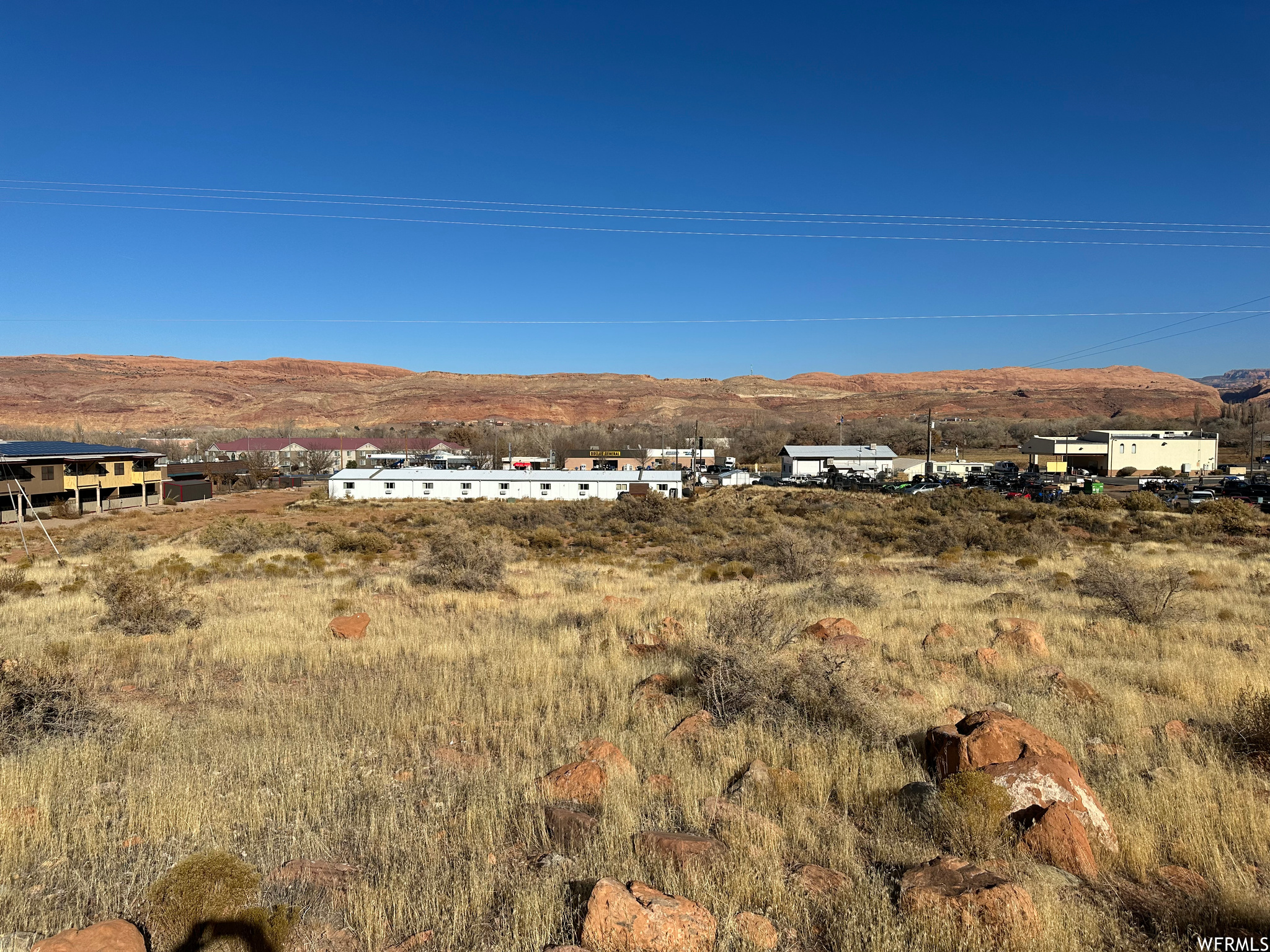 Rare opportunity for the land investor or the hotel developer. Great location in Moab's commercial district.
