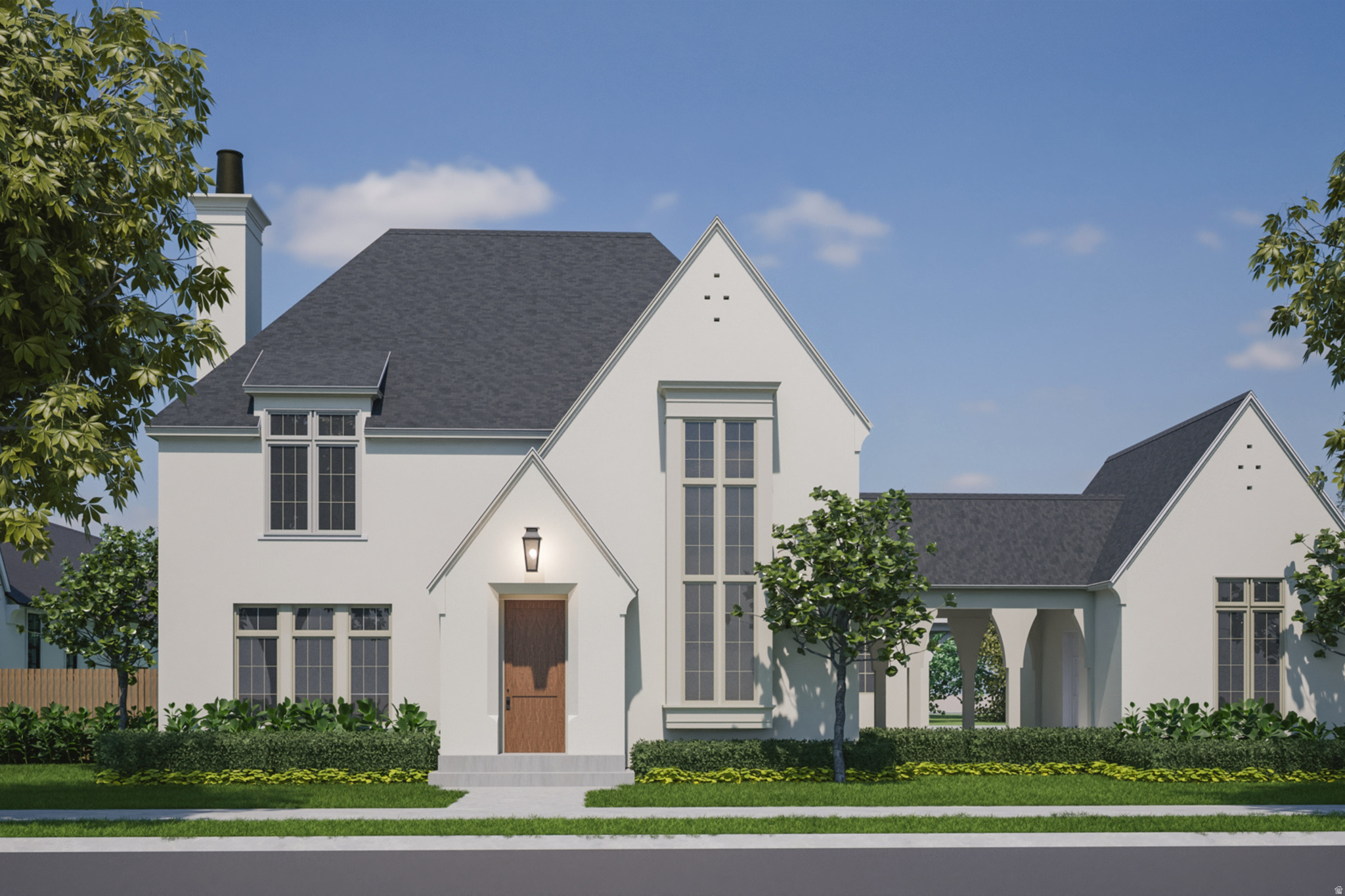 Promotion:  4.99% interest rate on conforming loans for 12 months or $15,000 towards upgrades. UNDER CONSTRUCTION HOME with Goodboro Homes, this stunning Tudor Estate home with an ADU is located in the highly desirable Holdaway Fields neighborhood in Vineyard. The builder has added a breezeway between the main home (kitchen) and detached garage. Perfect for home office, formal dining room, or as an incredible sunroom with 6 large picture windows to enjoy the beautiful views of Mt. Timpanogos and the Wasatch Front. The potential ADU adds 639 sq ft, perfect for guests, multi-generational living, or additional rental income. The 618 finished family room in the basement will be completed with the home, creating a spacious gathering area in the basement. Surrounded by breathtaking lake and mountain views, this home offers timeless architectural charm paired with thoughtful, modern design. Crafted with quality and attention to detail, this home will feature a bright, open floor plan, a gourmet kitchen, and gorgeous upgraded finishes throughout. Expansive windows fill the home with natural light.   Holdaway Fields embraces classic Utah architecture, featuring a blend of Tudor, Craftsman, and Cottage-style homes with inviting front porches, open yards, and beautifully designed streetscapes that encourage community connection. Centrally located in Utah County, you'll be just minutes from the Utah Lake trail system, Sleepy Ridge Golf Course, Megaplex Theatres, Topgolf, shopping, dining, and more.