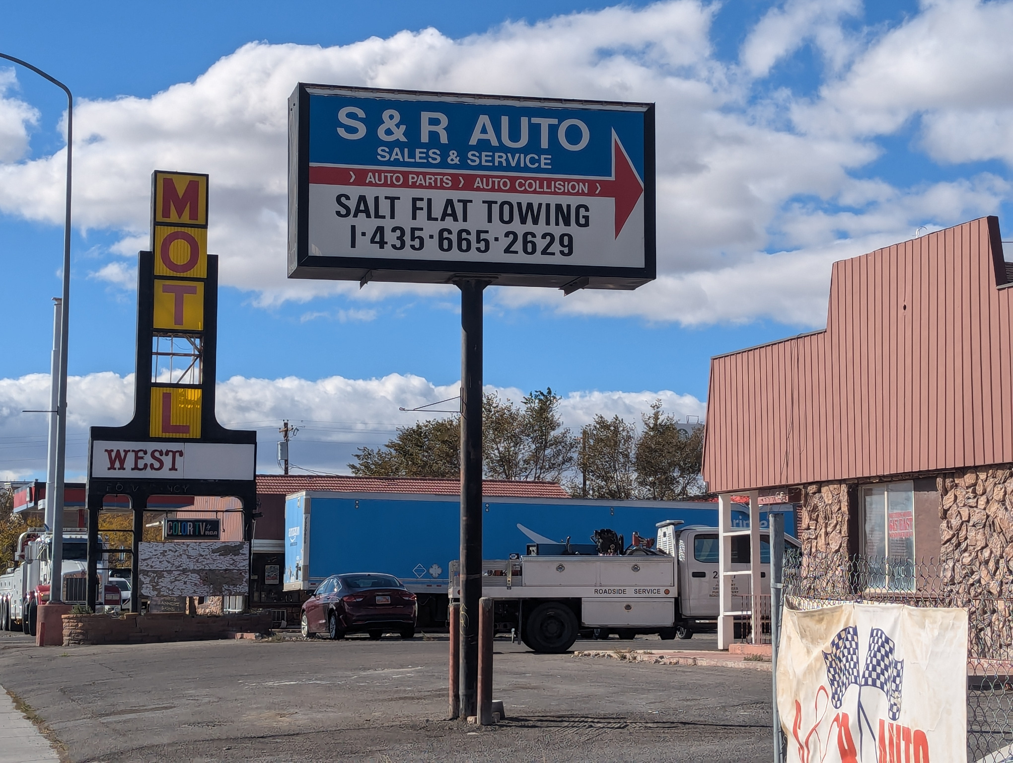 DO NOT DISTURB BUSINESS. Amazing opportunity. 30+ year towing business and prime real estate for sale. Business has exclusive contracts in place that provide stable and predictable revenue. Vehicles included are with approximately $1,500,000.  Large tow yard, shop, and motel in Wendover, UT side on approximately 6.79 acres.  Additional fenced and secured tow yard in Wendover, NV side included. Strong collateral and excellent opportunity.