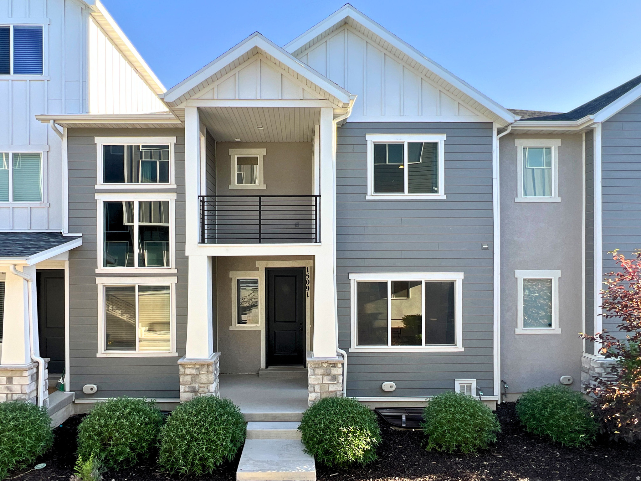Beautifully maintained and thoughtfully upgraded townhome in one of Bluffdale's most convenient communities. Featuring granite countertops, attached 2 car garage, walk-in closets in every bedroom, a private primary suite deck, and modern finishes throughout. The unfinished basement offers a rare opportunity to create additional living space tailored to your needs while building instant equity. Competitively priced and ready for its next owner, this home presents exceptional value in today's market.