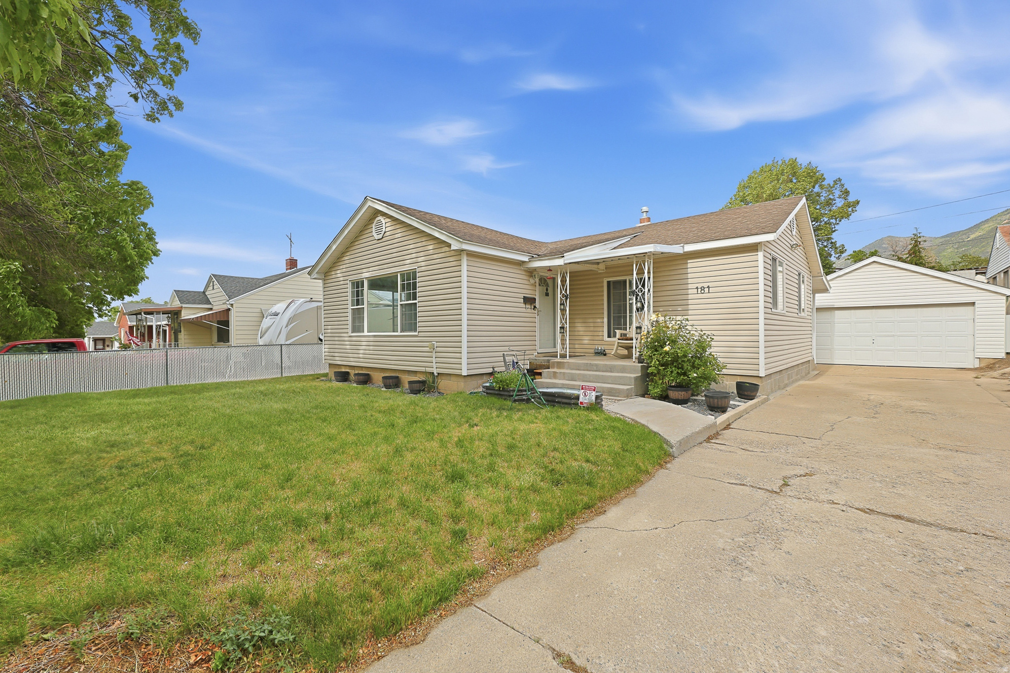 **MULTIPLE OFFERS RECEIVED. HIGHEST AND BEST DUE BY MONDAY JUNE 1, 10:00 A.M** Finally a budget friendly home with recent major updates including- NEW SEWER MAIN, NEW FURNACE, NEW WATER HEATER AND WATER SOFTENER , PROFESSIONALLY CLEANED DUCTS. The kitchen was previously updated with oak cabinets, granite countertops, stainless steel appliances, and a spacious flow. One level living with mature trees and a secluded backyard. RARE 2 CAR GARAGE. Look out over the tree lined street from your living room or plant that garden you've always dreamed of while the dog runs free in the fenced yard. Square footage figures are provided as a courtesy estimate only and were obtained from County record.  Buyer is advised to obtain an independent measurement. Basement utility room is accessed from laundry room floor hatch. It is a wood staircase to a utility room for the furnace, water heater, and crawl space access.