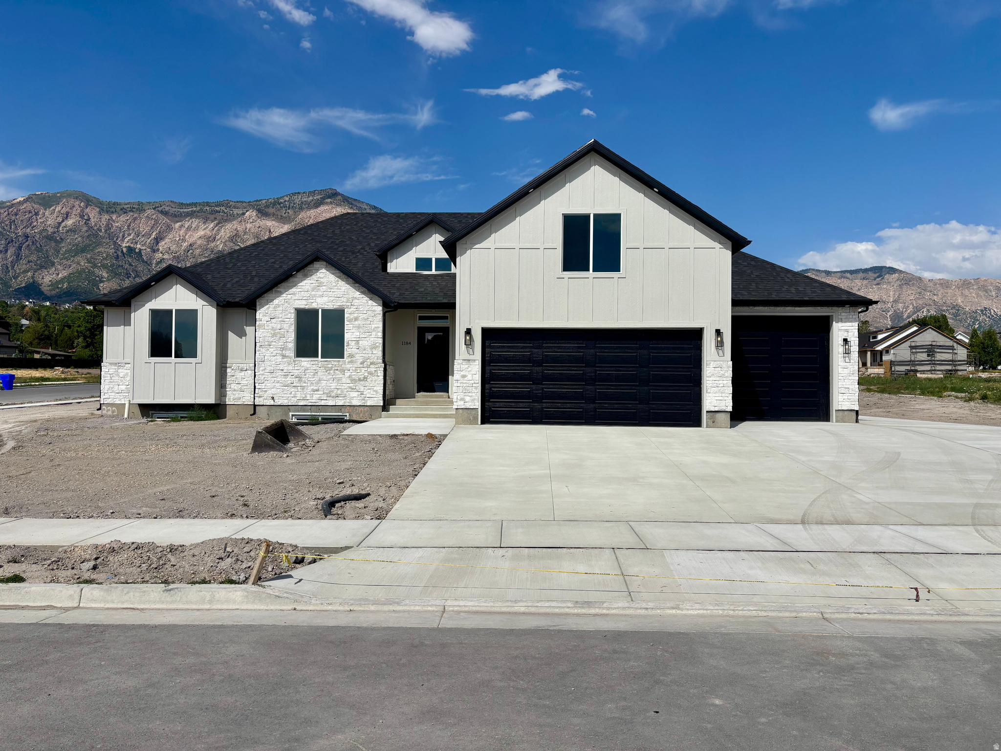 Gorgeous MOVE-IN Ready Spec Home. Upgraded stainless appliances, double oven and gas cooktop. Quartz countertops throughout the home and matching quartz backsplash in kitchen. Vaulted ceilings in great room. Upgraded LVP and flooring. Large master bath, with dual vanity, walk-in shower with dual shower head, a free standing tub and walk-in closet. Custom cabinetry throughout. Extra tall and deep third car garage. Large spacious lot that's .38 acres and faces southwest. Breathtaking views of the mountains to the east from your back covered patio. Upgraded low e-windows, Upgraded metal railing interior and exterior, large laundry room w/full cabinetry. Give me a call today.