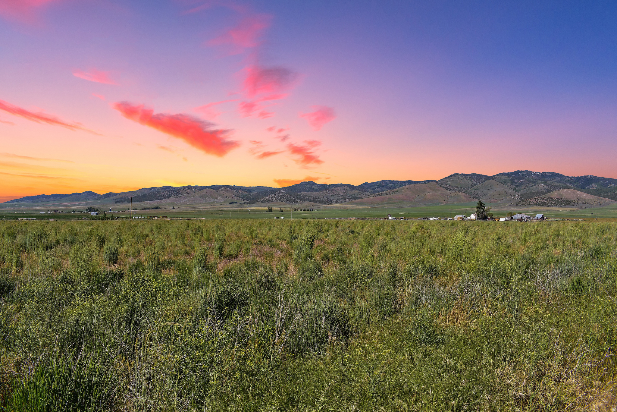 Your dream home awaits! Featuring 360 degrees of spectacular views, this beautiful acreage is just minutes from the Downey townsite. Fantastic flat land with power nearby!