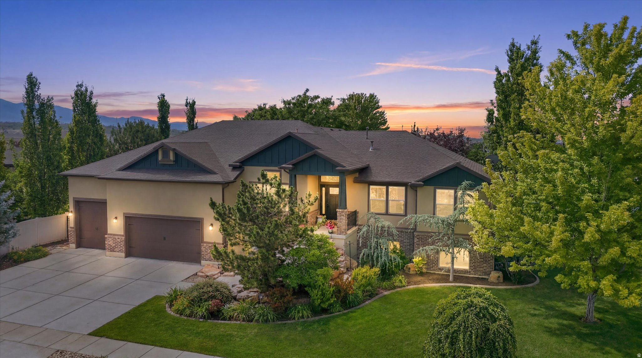 Meticulously maintained and beautifully appointed, this stunning West Haven rambler offers the perfect blend of elegance, comfort, and functionality. Featuring 6 spacious bedrooms, 3 full bathrooms and 1 1/2 bath which includes a private primary suite with an en-suite bath and walk-in-closets. This home showcases quality craftsmanship and thoughtful design throughout. Step inside to a grand 10-foot entryway, vaulted ceilings, engineered hickory flooring and custom wood shutters that add warmth and sophistication. The spacious layout includes one fireplace and one direct vent gas stove hookup in the basement, two laundry rooms, built-in shelving and a fully finished basement complete with a wet bar which is perfect for entertaining family and friends. The basement offers convenient walkout access to the garage, while the extra-deep garage with a 14-foot ceilings, a 10-foot door as well as a two car garage with a 8-foot door provides ample space for vehicles, toys, storage, or a workshop. Outside, you'll find a beautifully landscaped yard that creates a private backyard retreat, highlighted by a premium sylvanix covered deck ideal for relaxing and hosting gatherings year round. This exceptionally clean, move-in ready home shows practicality and pride of ownership.