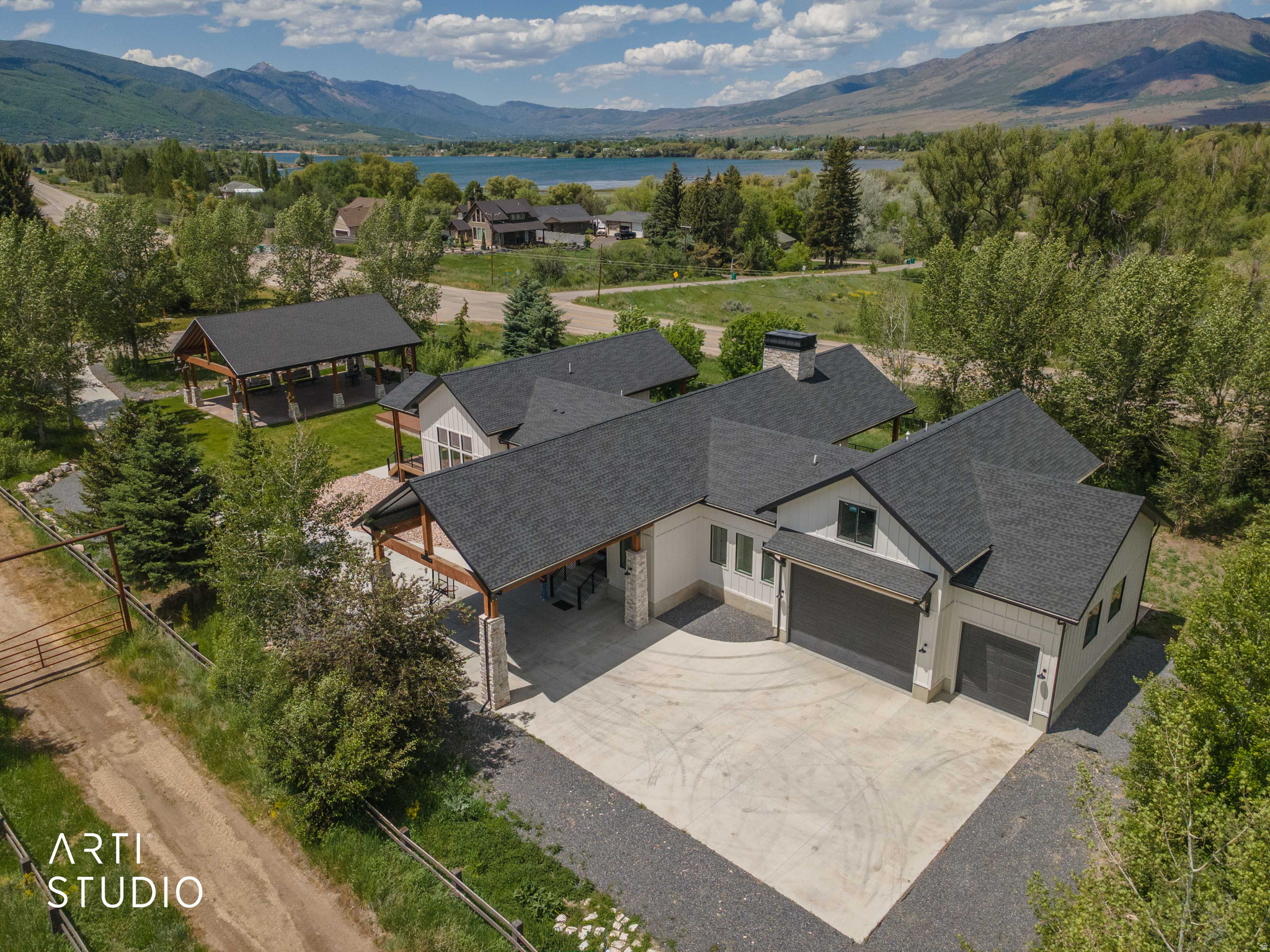 This is a true legacy property!  A rare property uniquely designed with 6 primary suites along with built in bunks throughout. This estate is lavishly appointed with all the high end finishes along with 10-14 foot walls throughout. You'll be welcomed home with a massive covered porte-cochere enough for four trucks to keep you out of the snow and weather. You'll walk through a custom grand entry with a modern double french glass door and into a massive great room alongside a custom mudroom with ski lockers, a built-in bar, subzero and wolf appliances, gorgeous white oak cabinetry throughout, a large walk in pantry, and quad laundry room for maximum efficiency, tier 5 Taj Mahal countertops wraps the enormous kitchen island. You'll also be spoiled with an oversized 5-6 car garage. It'll be evident this estate was designed to host all your family and friends, it will curate the greatest of memories with the backdrop of Snowbasin ski resort only 9 minutes away and Pine view Reservoir across the street. 1188 Old Trappers was built around a majestic setting with mature trees and a huge flat usable yard for all the fun outdoor sports and a long driveway for the kids and grandkids to ride their skateboards and bikes. Not to mention a custom outdoor stage and a luxurious outdoor living with country swings hanging from Large gazebo built with massive rough sawn timbers and custom chandeliers to set the mood. Did I mention room for your horses? This Estate is perfect for the large family that puts a premium on reunions, weddings and the family that loves to entertain. Best of all you are not in an HOA. Current owner has monetized handsomely with previous and future bookings.