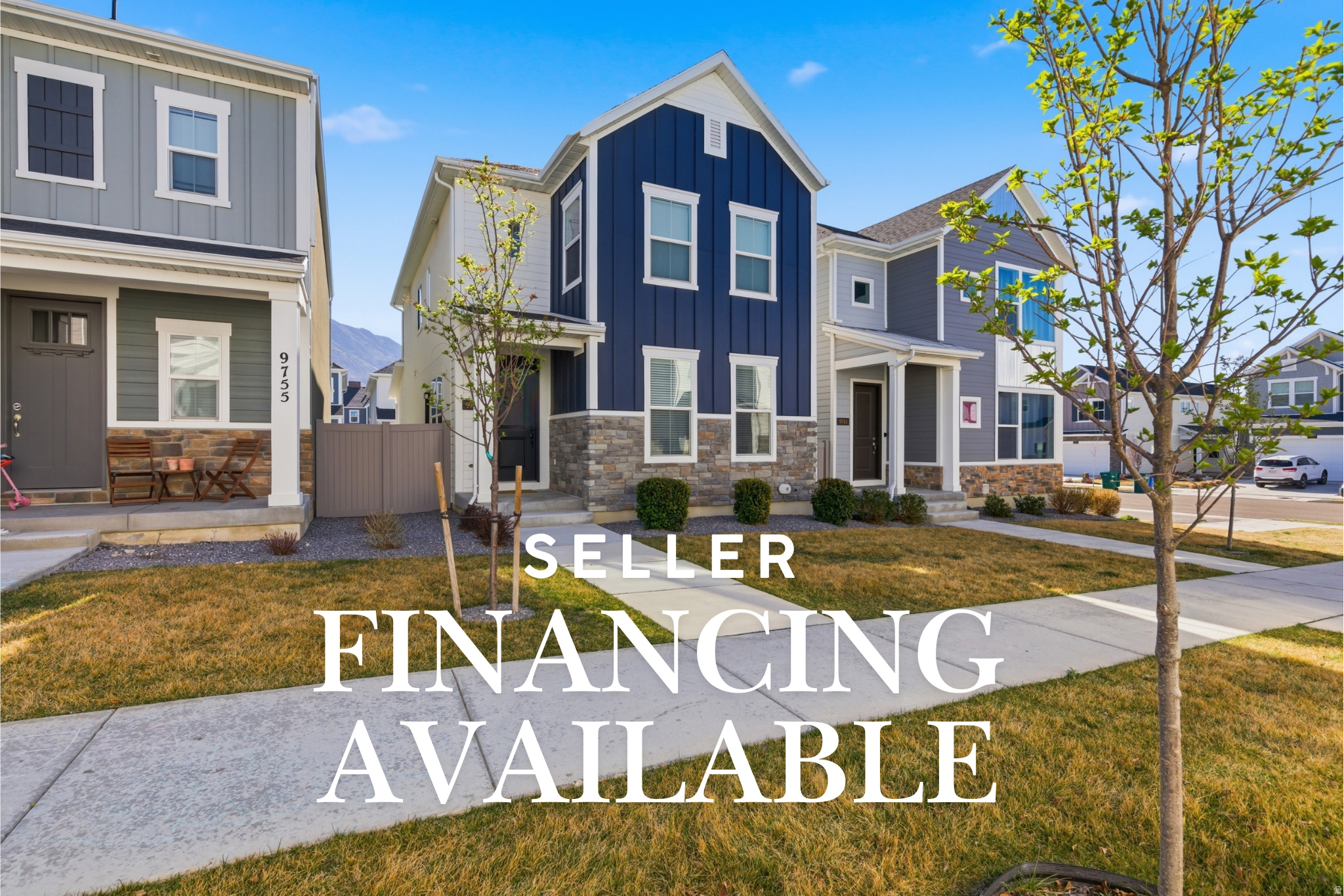 SELLER FINANCING AVAILABLE: Full price offer with 15% down, sellers will offer a 6.5% interest rate and a 3 year balloon payment. Sale also includes ALL appliances, custom built-ins, a brand new water softener + a Tesla charger in the garage! Welcome to Ridgeview in Highland! A turn-key immaculately maintained, single family home. This home offers 3 bedrooms, 4 bathrooms, and a FULLY FINISHED BASEMENT with a dedicated space perfect for a home office, gym, or flex room.  Located just steps from the Murdock Trail, you'll love having miles of walking and biking paths right outside your door. The Ridgeview community features incredible HOA amenities including pickleball courts, playgrounds, and maintained walking trails, plus front yard maintenance is taken care of for you!   With a 2-car garage, functional layout, and access to top-rated schools, this home is an ideal fit for both families and those looking to simplify and slow down. Thoughtfully priced and located in one of Highland's most desirable communities, this is an opportunity you don't want to miss. All information herein is deemed reliable but is not guaranteed. Buyer to verify all.