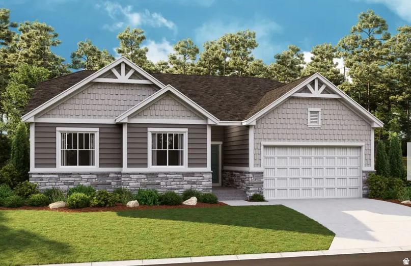 ***CONTRACT TODAY AND QUALIFY FOR UP TO 4% OF THE BASE PRICE IN INCENTIVES. Restrictions Apply: Contact Us for More Information*** Welcome to Canyon View Meadows, where spacious lots meet thoughtfully designed homes. Come Personalize this ranch-style Daniel II plan! This home greets guests with a charming, covered entry. Inside, you'll find a private study, a spacious great room with an optional fireplace and an optional gourmet kitchen that includes built in gas range and double oven, complete with walk-in pantry, center island and nook. An elegant primary suite featuring an immense walk-in closet and attached bath is separated from two additional bedrooms for privacy. The actual home may differ in color, material, and/or options. Pictures are of a finished home of the same floor plan, and the available home may contain different options, upgrades, and exterior color and/or elevation style. Square footage figures are provided as a courtesy estimate only and were obtained from building plans.
