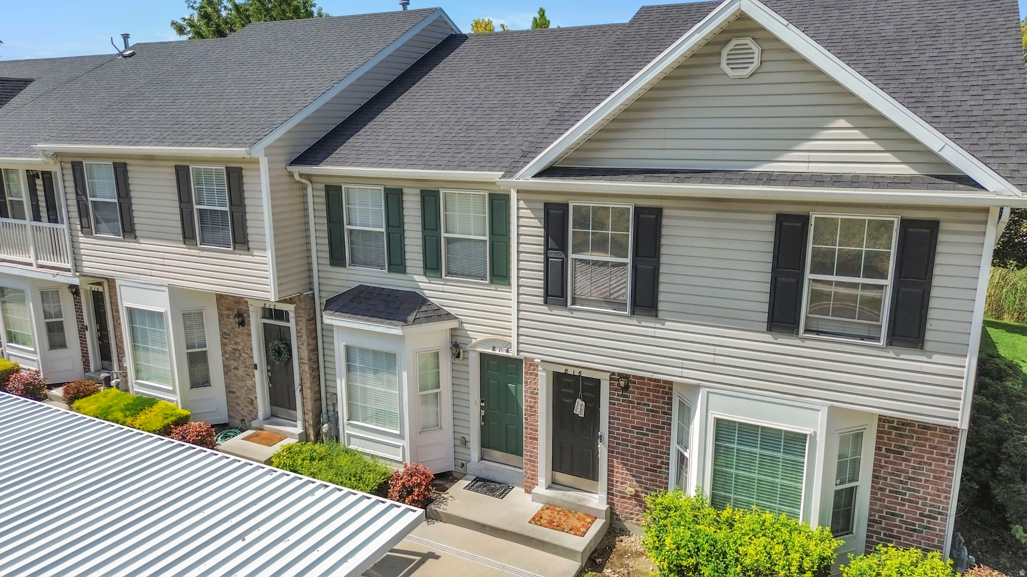 Come see this charming updated 2-bedroom, 2-bath townhome with EXTRAS just 10 minutes from BYU and mins from freeway access! This clean and move-in ready home features an open layout, a private fully fenced backyard, and generous storage with a shed, attic, and under-stair space. All appliances are included, making the transition effortless. Located in a well-kept community, you'll enjoy fantastic amenities right outside your door - a pool, hot tub, gym, clubhouse, tennis and sport courts, playgrounds, and even RV parking. The neighborhood combines convenience and charm, with scenic Mountain View's and nearby schools. Don't miss this opportunity to own a stylish townhome in a vibrant community - schedule your showing today! Buyer to verify all information.