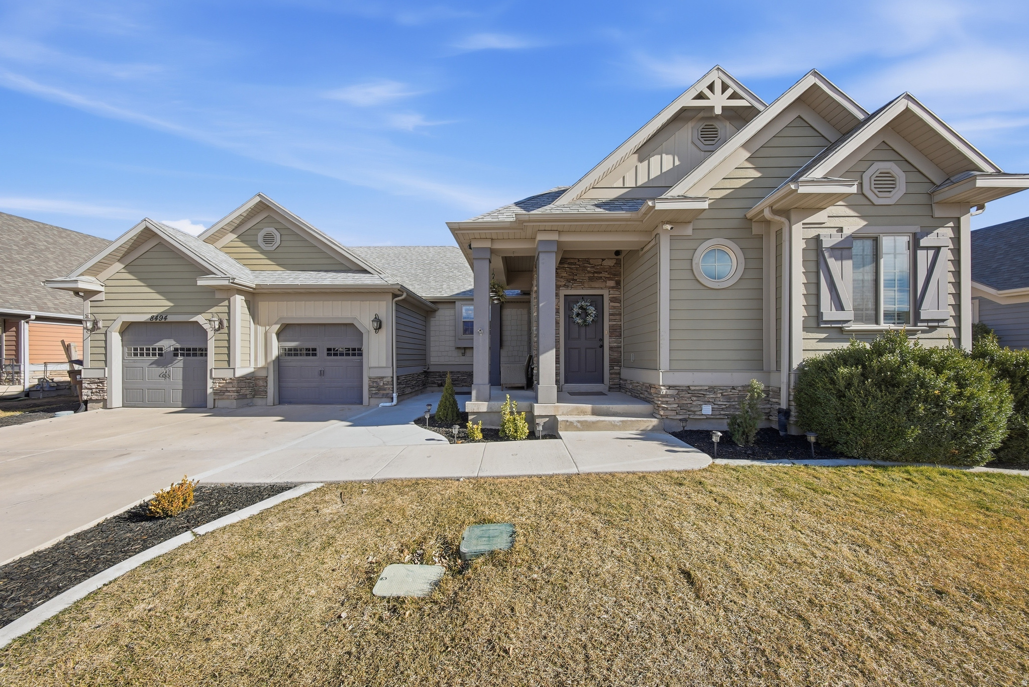 $25,000 PRICE REDUCTION!!!  SELLER IS OFFERING $6,500 toward CLOSING COSTS when you use our preferred lender...***...  MAIN-LEVEL LIVING home with tons of UPGRADES and NO HOA!! Big savings on home maintenance - the home just went through nearly $80,000 in UPGRADES, including NEW high-end AC unit, NEW furnace, NEW LVP flooring, NEW carpet, and NEW paint. The layout is ideal for comfortable family living as well as hosting guests, with a spacious downstairs KITCHENETTE that offers potential for a MOTHER-IN-LAW setup. The main living room features an OPEN LAYOUT with a cozy fireplace and lots of big windows bringing in natural light. The spacious kitchen is great for both cooking and hosting guests. The backyard is huge and its own oasis. Enjoy quiet time on the patio, or fun get-togethers with friends and family. LOCATION is unbeatable! Nestled on a quiet street, yet just minutes from Redwood Road, making the commute to Lehi and Salt Lake Valley a breeze. Just minutes to top schools, grocery stores, restaurants, and golf courses. This is the home you've been looking for - come see it today!  Information and measurements are provided as a courtesy. Buyer is advised to see the home in person and obtain their own measurements and verify all information.