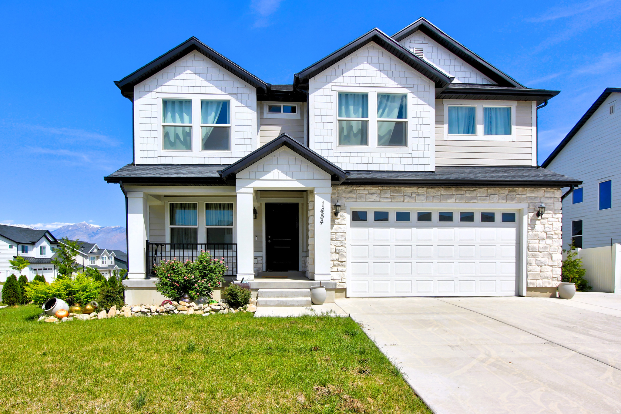 This home has the yard complete with landscaping, sprinklers and a fence. It is also a nice corner lot. The seller added a large parking pad next to the garage. Gardner Point is a beautiful new community in Lehi that offers an exceptional lifestyle. Residents enjoy outstanding amenities including a spacious clubhouse with a gym, a large pool, pickleball and basketball courts, and a playground. With so much to do and a prime location close to everyday conveniences, Gardner Point is an ideal place to call home.