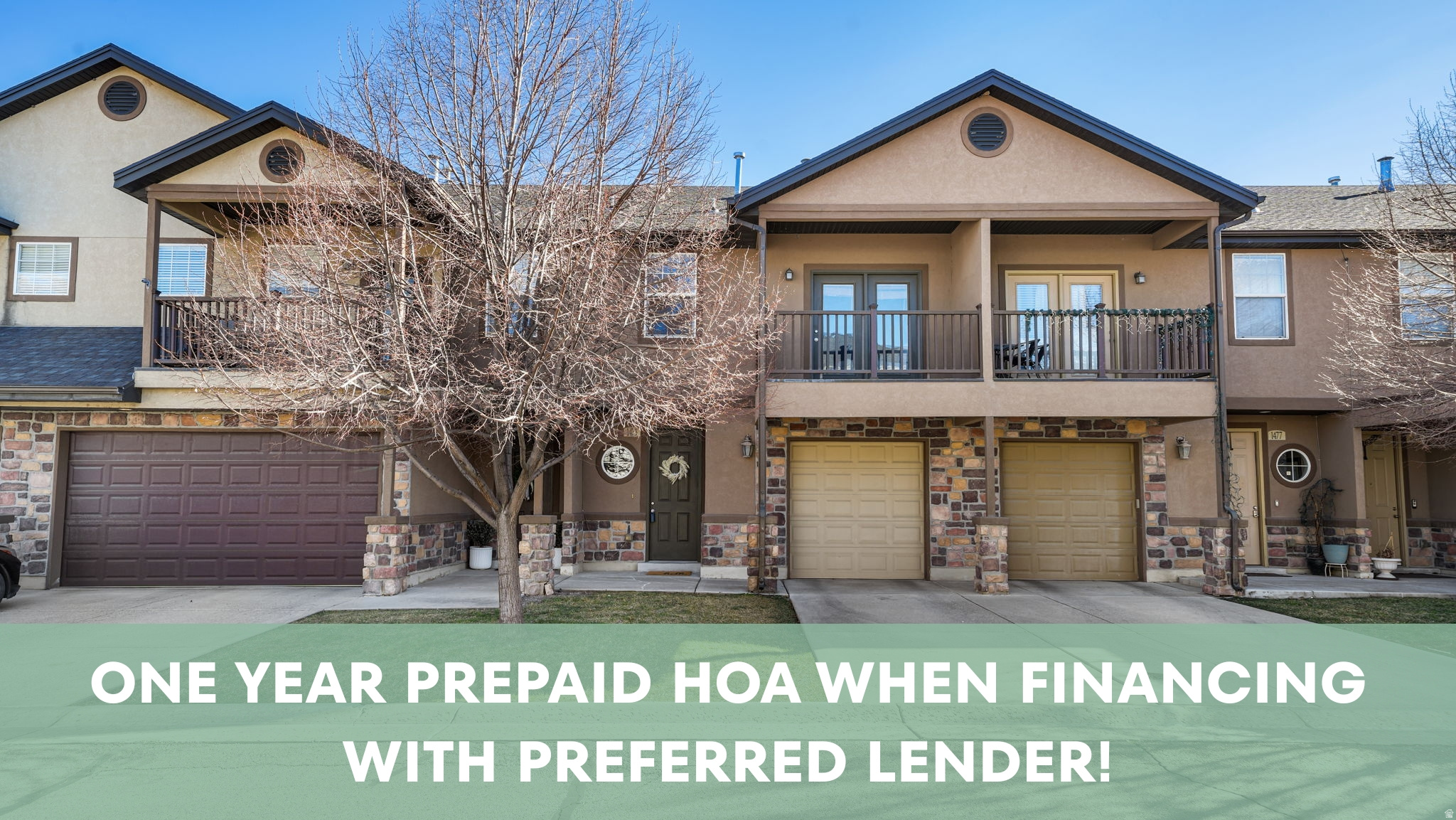 **PREFERRED LENDER INCENTIVE - HOA PREPAID FOR ONE YEAR** Clean, well-kept 3 bed, 2.5 bath townhome in The Gables in Pleasant Grove. It features a functional layout with a comfortable kitchen and family room that flows well and compares favorably to nearby "loft-style" units that stack everything above the garage.  Upstairs features all three bedrooms, including a primary suite with its own private balcony, vaulted ceilings, walk-in closet, and separate tub/shower. The home has been well maintained and kept very clean. Furnace replaced in 2022.  Additionally, the location is hard to beat! It's right off North County Blvd with quick access to I-15 and shopping, including Neighborhood Walmart directly next to the community.