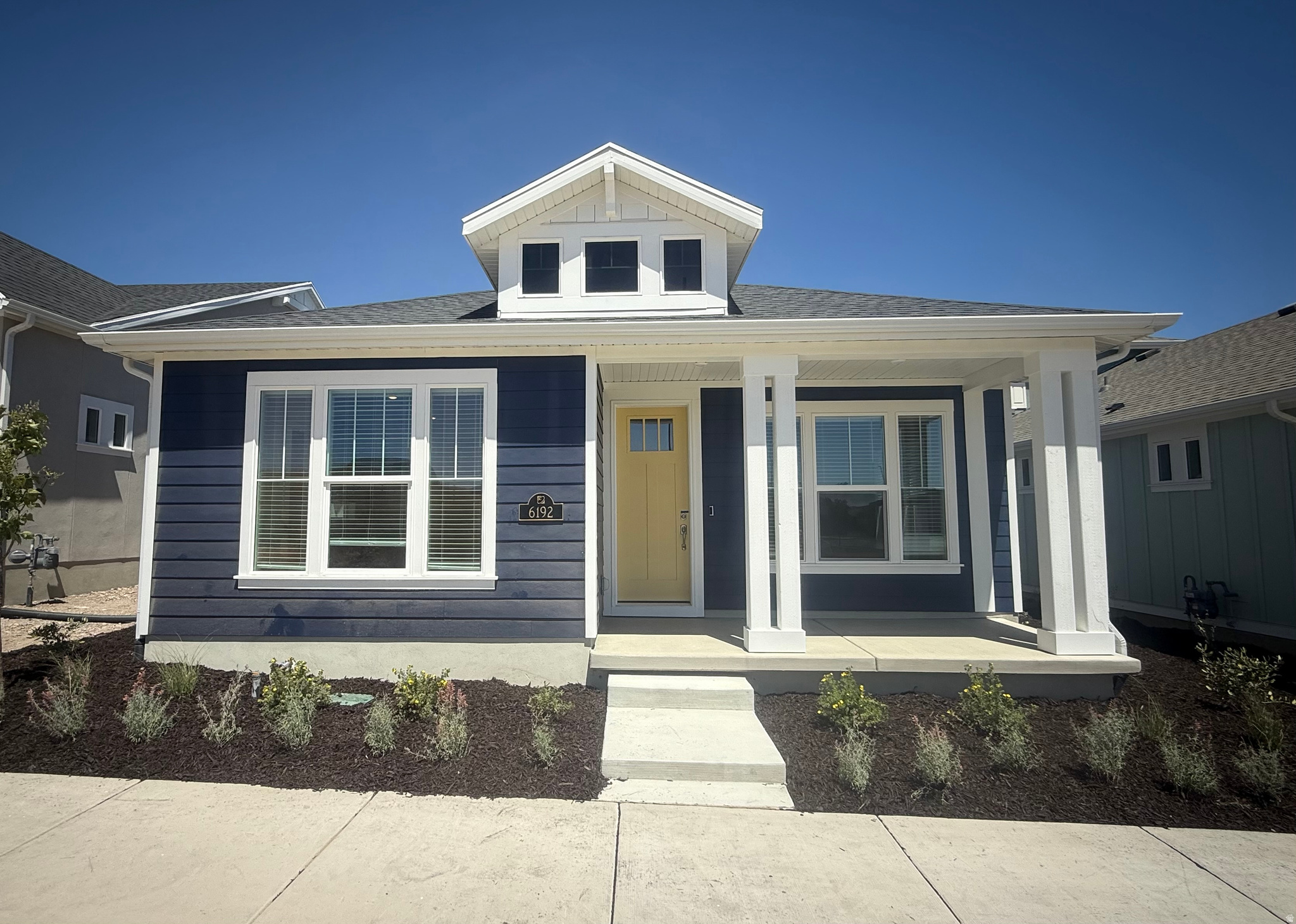 Come check out our Brand New Floor Plans in Springhouse Village in Daybreak, our 55 and better community with a huge emphasis on Active-Adult, Resort Style living! We have our own full-time lifestyle director dedicated to curating a calendar each month full of fun activities and clubs to participate in! The "Lupine" is a darling rambler with a lots of windows in the great room, a spa shower in the primary bathroom and more! (Pictures shown are of another home, same floorplan) Lupine Homesite 532
