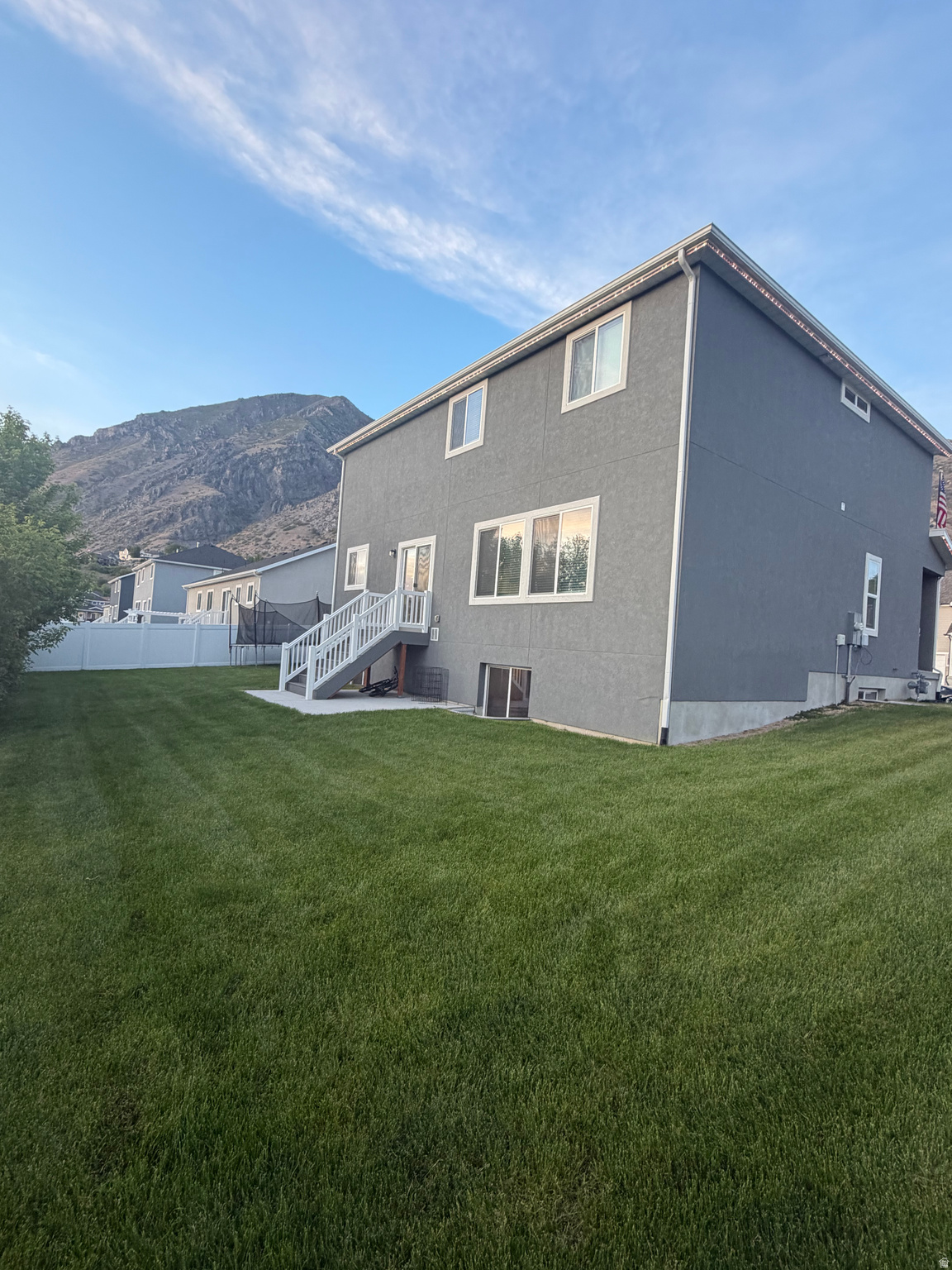 Look at this beautiful home on the northeast side of Springville. A rare opportunity to own a home  in a beautiful new subdivision with breathtaking mountain views.  This home offers modern design, quality finishes thoughtful and modern functionality.     It has extra large bedrooms that are very spacious. The master bedroom is 20 feet by 14 feet. The master bath has a private toilet area, tub and shower. there is a large walk in closet with the master bedroom. The other bedrooms are larger than normal as well, allowing for king size beds with extra room for accessories. The kids bathroom upstairs has lower than normal sink, toilet and tub.    This home has an unfinished basement that has plumbing for another bathroom.  This home features year round Holiday Lighting.     Enjoy the convenience of fully completed landscaped yard, allowing you to move in and relax from day one. Surrounded by newer homes and scenic views, this Springville home offers and delivers style, function, and a great location all in one. Close to schools, churches, shopping, easy access to I-15. This home is also near multiple trail systems for outdoor enthusiasts.