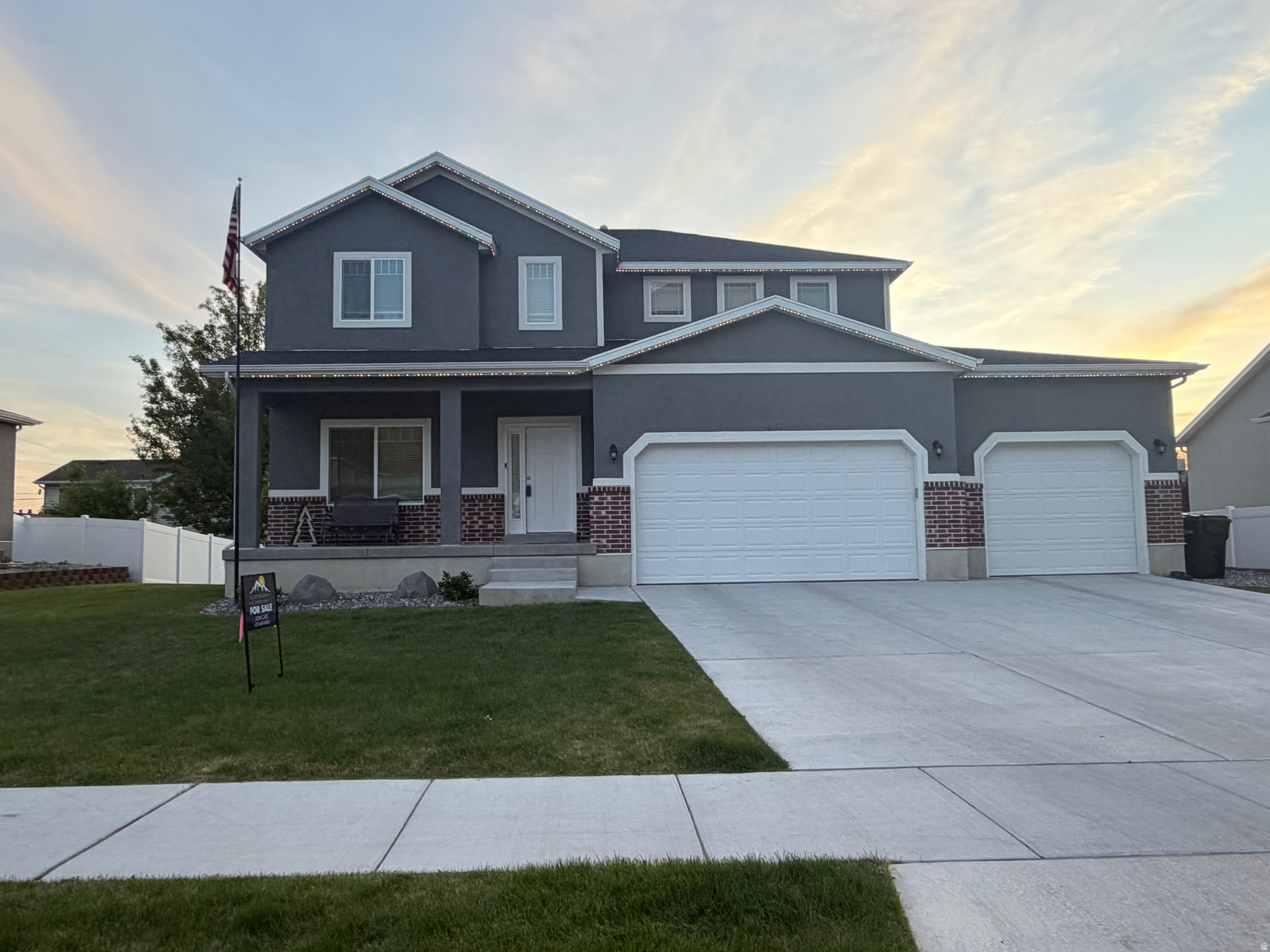Welcome to this stunning nearly new home located on the northeast side of Springville. A rare opportunity in a beautiful new subdivision with breathtaking mountain views.  This home offers modern design, quality finishes, thoughtful functionality throughout.  Extra large bedrooms, unfinished basement waiting for you to put your own personal touch to.  This home features year around Holiday lighting.  Enjoy the convenience of fully completed landscaping, allowing you to move in and relax from day one. surrounded by newer homes and scenic views.  this Springville home offers delivers style, function, and location all in one.