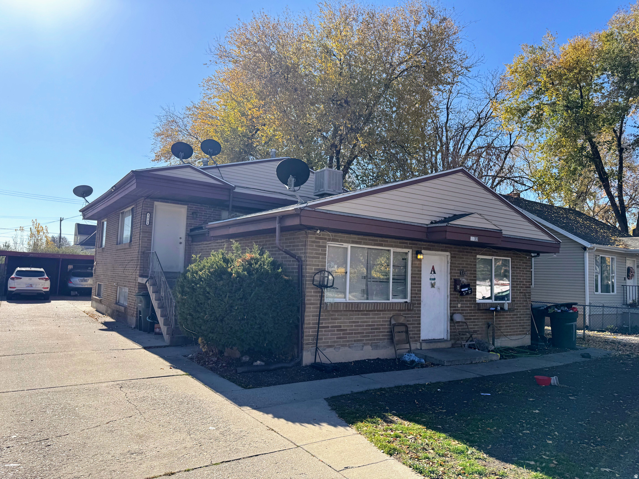Solid income-producing triplex with a strong unit mix and upside potential. Unit 1 is a 2 bed / 1 bath currently rented for $1,120/month, Unit 2 is a 2 bed / 1 bath rented for $1,375/month, and Unit 3 is a vacant 1 bed / 1 bath listed for $995/month. Potential gross rental income of approximately $3,490/month once fully leased. Great opportunity for an investor seeking immediate cash flow with additional upside through lease-up of the vacant unit. Owner/Agent.