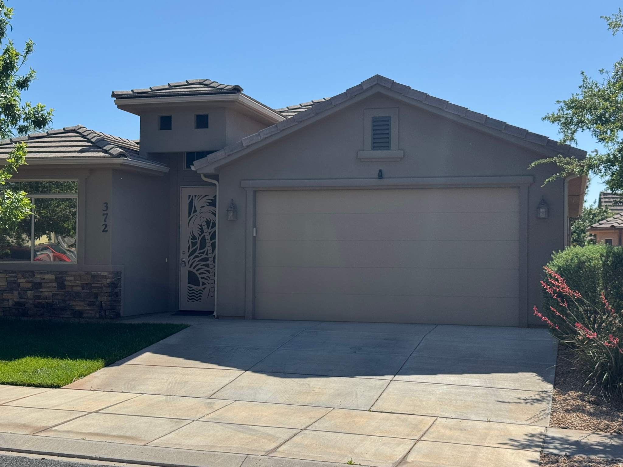 Newer 2 bedroom home near Hurricane Elementary with office/den that could be converted to third bedroom. No HOA. Two car garage. Upgrades including newer carpet, granite countertops in kitchen, water softener and 8' interior doors. Easy to show. Contractor box on front door - call or text agent for code.