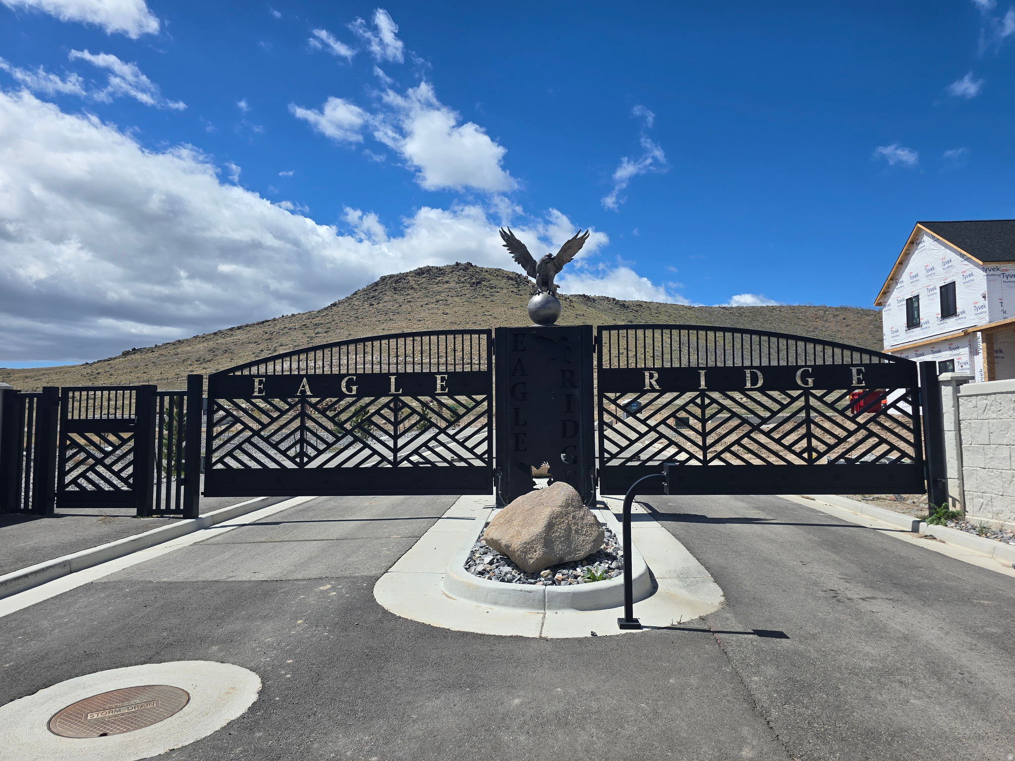 Eagle Ridge is a secluded gated community in the Northwest corner  of Eagle Mountain. 1 acre minimum lot size.  Bring your own builder and build your dream home. Lot 105. Agent is related to Seller.