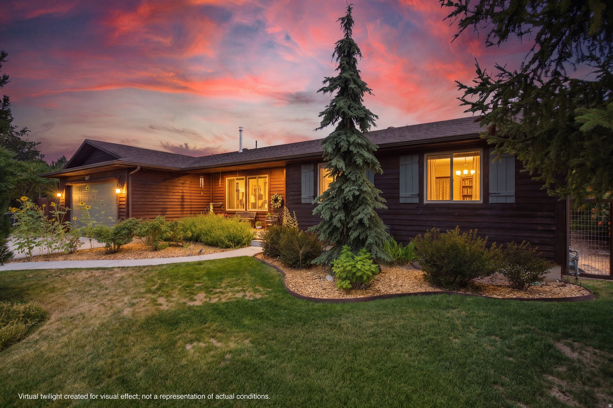 Beautiful main-level living in the heart of Provo! Nestled on nearly a half-acre, this exceptional property offers the perfect blend of space, privacy, and convenience. Inside, you'll enjoy the warmth and charm of both a cozy gas fireplace and a classic wood-burning fireplace, creating inviting spaces to gather year-round. The fully fenced yard is shaded by mature trees, creating a peaceful setting for relaxing or entertaining. A large detached shop provides endless possibilities for hobbies, storage, a home business, or additional workspace. With plenty of room to garden, play, or simply enjoy the outdoors, this rare property offers the feel of country living while being just minutes from shopping, dining, schools, parks, and all that Provo has to offer. Opportunities like this don't come along often!