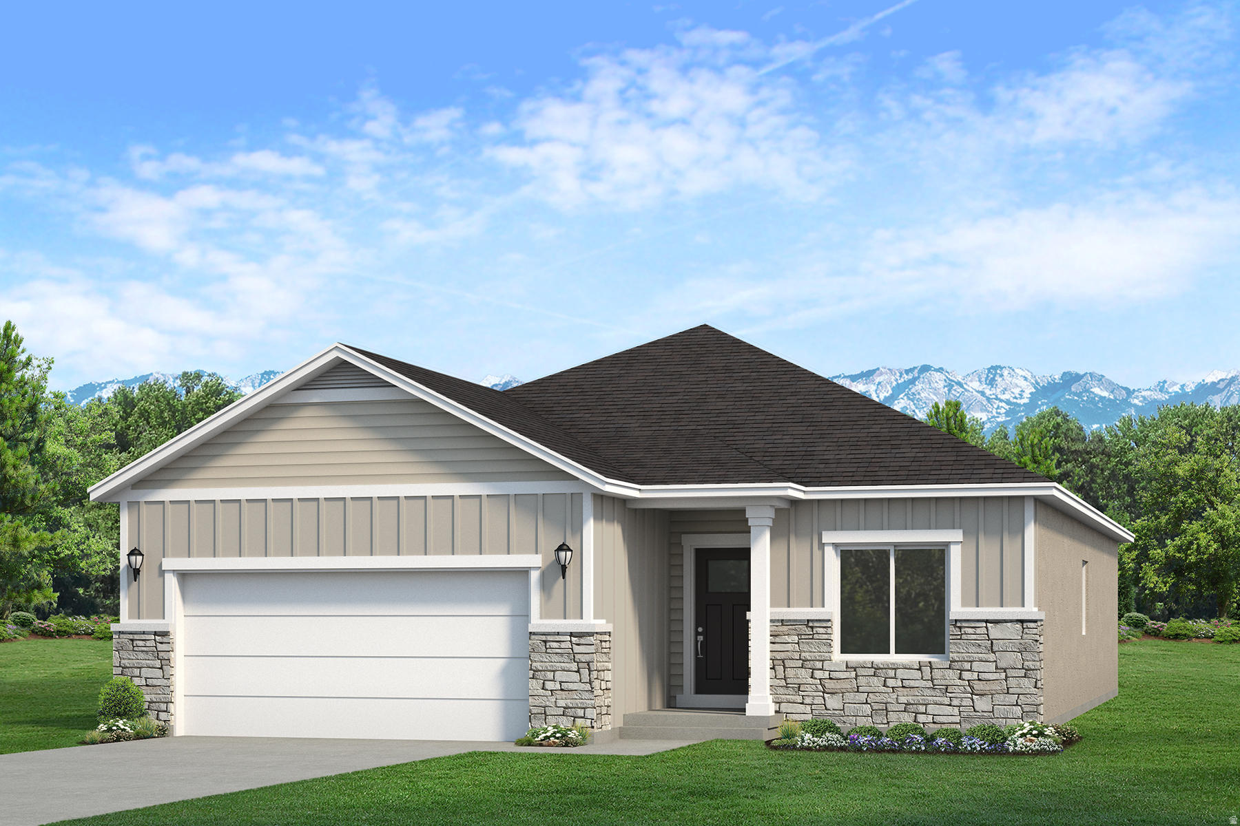 The "Baxter" is an incredible floor plan in a beautiful neighborhood with stunning mountain views in The Hills community. We can complete this home in approximately 6 months and build this model on most available lots in the community. $10K in closing costs available with the builder's preferred lender. Rates, home, and lot details are subject to change. Call or text today for more information on this home or any of the 30+ floor plans we can build in this one-of-a-kind Santaquin community.