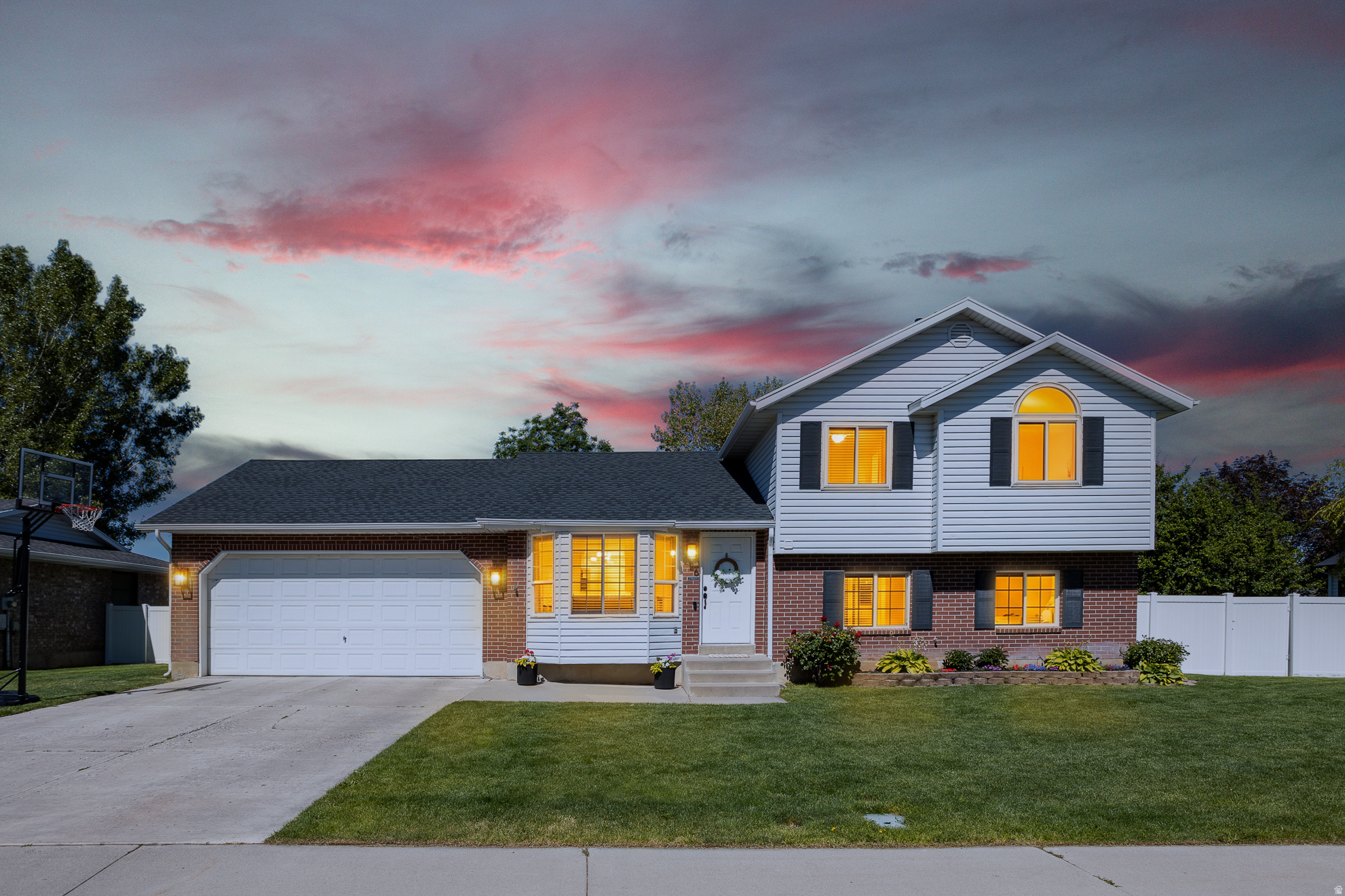 OPEN HOUSE SATURDAY, JUNE 6th from 11 AM to 1 PM! Nestled in the fantastic Cambridge Estates Subdivision in Spanish Fork, this charming 5-bedroom, 3-bathroom home eagerly awaits your personal touch. Nestled within a meticulously landscaped .21 acre plot, this property offers abundant space to fulfill all your outdoor needs-including mature trees, large patio, fully fenced yard, shed for extra storage, garden area, and kids play gym. ADDITIONAL FEATURES INCLUDE: smart thermostat, water softener, basement storage room, some plantation shutters, 220 outlet for EV charger. PRACTICAL UPDATES ABOUND, ensuring peace of mind for years to come  new roof (2025), New HVAC (2024), new lights (2023), new carpet (except basement), new paint (2022), patio (2023), privacy fence (2025). PRIME LOCATION: Conveniently located next to Larsen Elementary School, 2 minutes to Diamond Fork Middle School, just 5 minutes to the brand-new Spanish Fork High School, Spanish Fork Jr High, Adventure Heights All Abilities Park, and the popular Spanish Fork Sports Park, offering easy access to playgrounds, soccer fields, baseball fields, tennis courts, biking paths, and pickleball courts. This home is also just 10 minutes from American Leadership Academy and a short drive to I-15 freeway access, making Orem and Provo reachable in approximately 15 minutes. Enjoy being only minutes from shopping, restaurants, Spanish Fork Hospital, Spanish Fork Canyon, and The Oaks at Spanish Fork golf course, plus just a quick 5-minute bike ride to the scenic Spanish Fork River Trail. Square footage figures are provided as a courtesy estimate only and were obtained from the county records. Buyer is advised to obtain an independent measurement. Owner/Agent