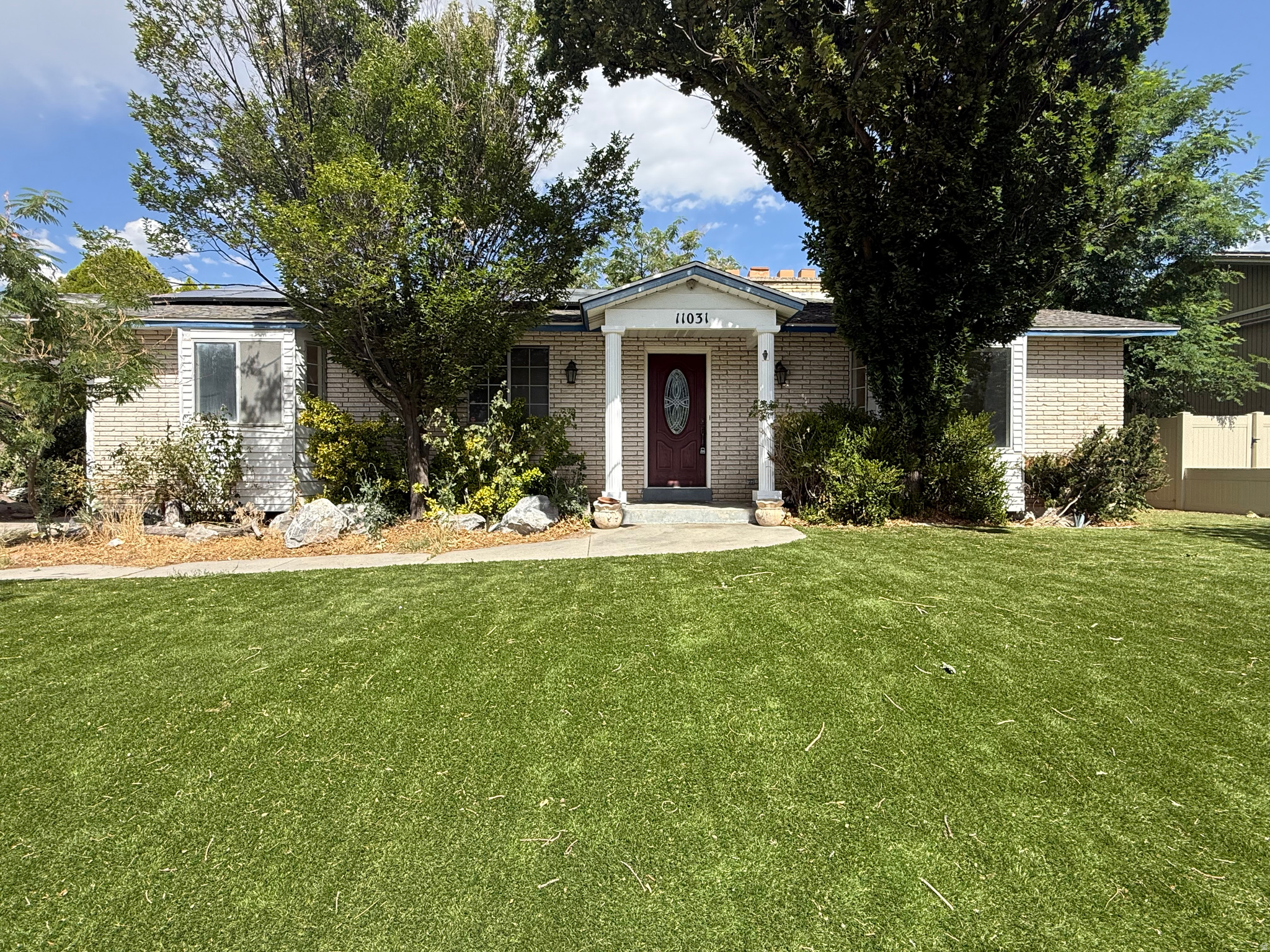 ***Just Listed*** Don't miss this exceptional opportunity to own a spacious home in one of Sandy's most desirable neighborhoods! This cute rambler offers more than 3,200 square feet of living space with beautiful mountain views and mature landscaping that enhances the home's curb appeal. With a solid layout and endless potential, it's the perfect canvas for buyers looking to update and customize a home in a neighborhood where renovated properties command strong value.  The basement entrance provides the perfect opportunity to create a Mother-in-Law style apartment.  Whether you're searching for a home to make your own, build instant equity through renovations, or invest in a property with significant upside, this is a rare find you won't want to miss.  This home does qualify for FHA financing, but it has not met the 90 Day seasoning requirement as of yet. The 90 seasoning requirement will be met on 9/25/26. Feel free to reach out to the Listing Agent with any questions that you might have. Square footage figures are provided as a courtesy estimate only and were obtained from county records. Buyer is advised to obtain an independent measurement. Buyer & buyers agent to verify all accuracy, including sq ft., acreage, zoning, & HOA information. The property information herein is derived from various sources that may include, but not limited to, county records and the Multiple Listing Service, and it may include approximations. Although the information is believed to be accurate, it is not warranted and you should not rely upon it without personal verification. The Seller has never resided in the home. Seller is part owner of the listing brokerage, but is not a licensed agent. The Broker for Aspen Ridge Real Estate helps to manage the Seller's